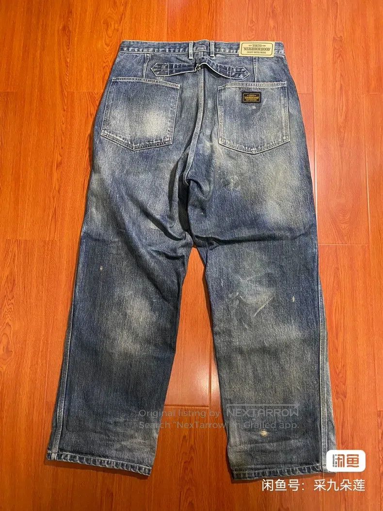 Neighborhood Neighborhood size L Denim Pants, Yellow Mud Wash and Distr Size US 27 - 2 Thumbnail