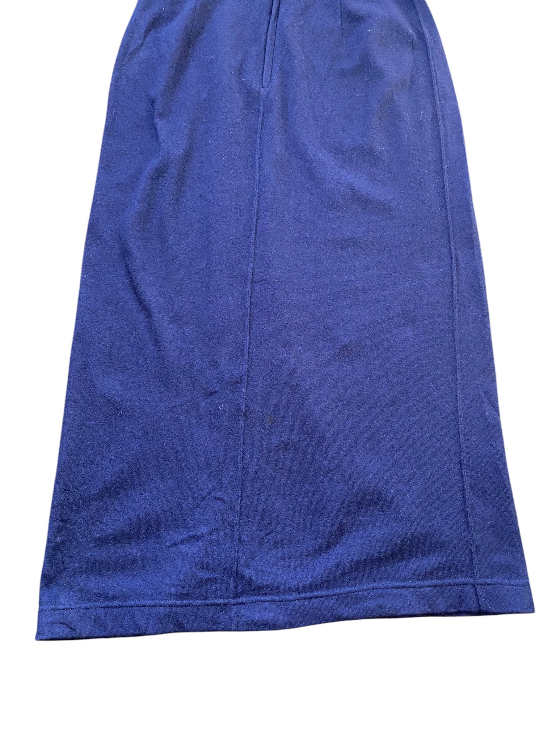 Comme des Garcons × Designer × Vintage 80s Comme des garcons Rei Kawakubo wool button midi skirt Size 24" / US 00 / IT 34 - 7 Thumbnail