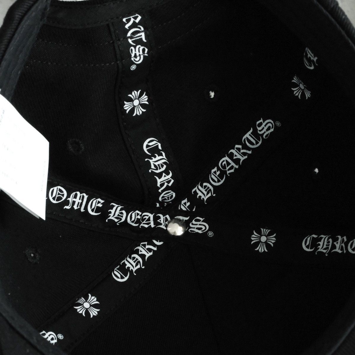 Chrome Hearts CHROME HEARTS BASEBALL CAP - VERTICAL LOGO DENIM Size ONE SIZE - 8 Thumbnail
