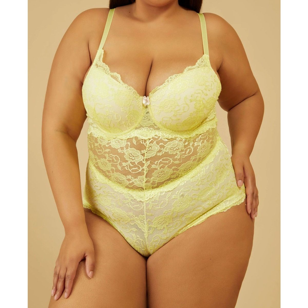 Other PLUS Size 3X (22/24) Women’s Cutout Lace Bodysuit | NWT Size 3XL / US 20-22 - 1 Thumbnail
