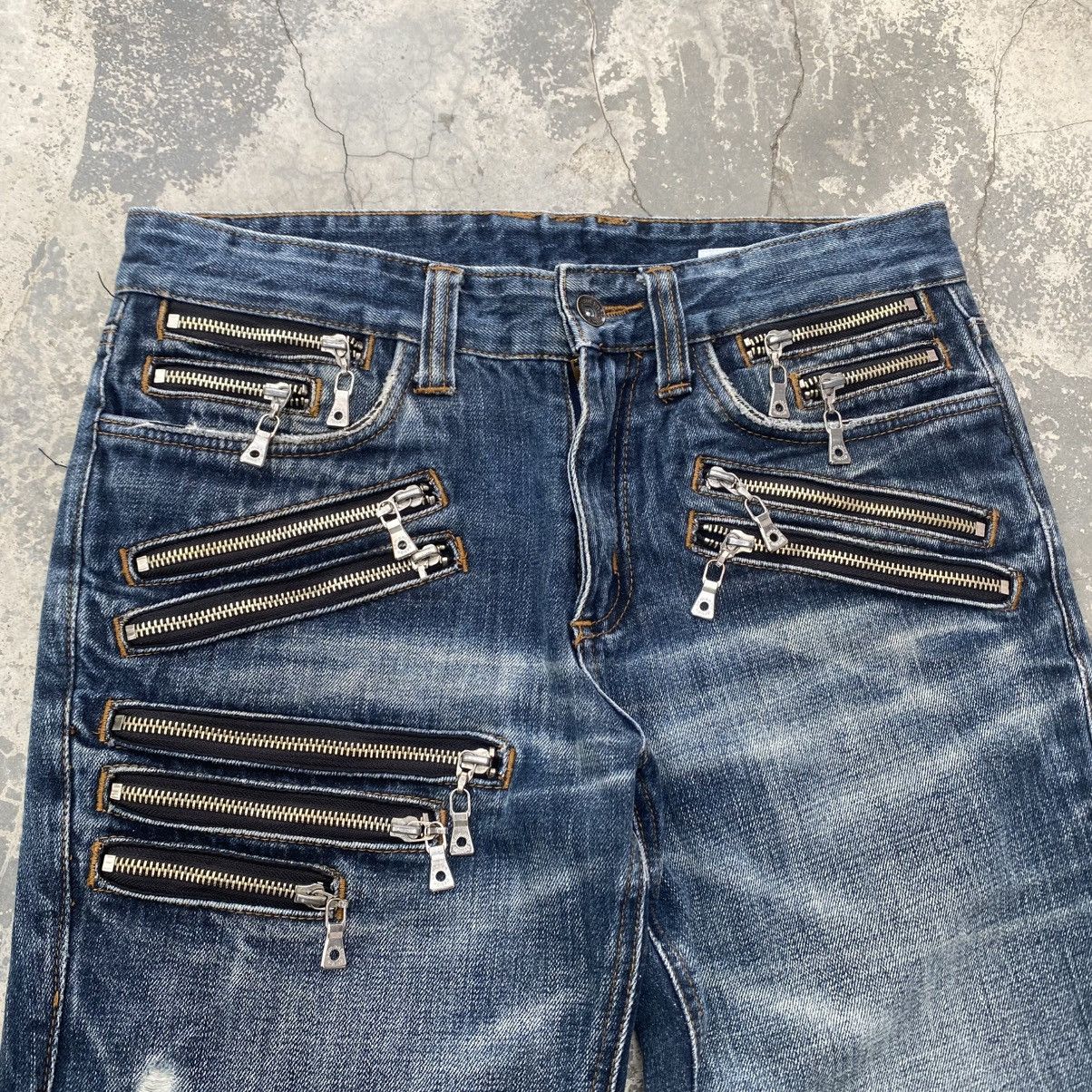 semanticdesign SEMANTIC DESIGN Distressed Funtional Zipper Punk Jeans Size US 30 / EU 46 - 7 Thumbnail