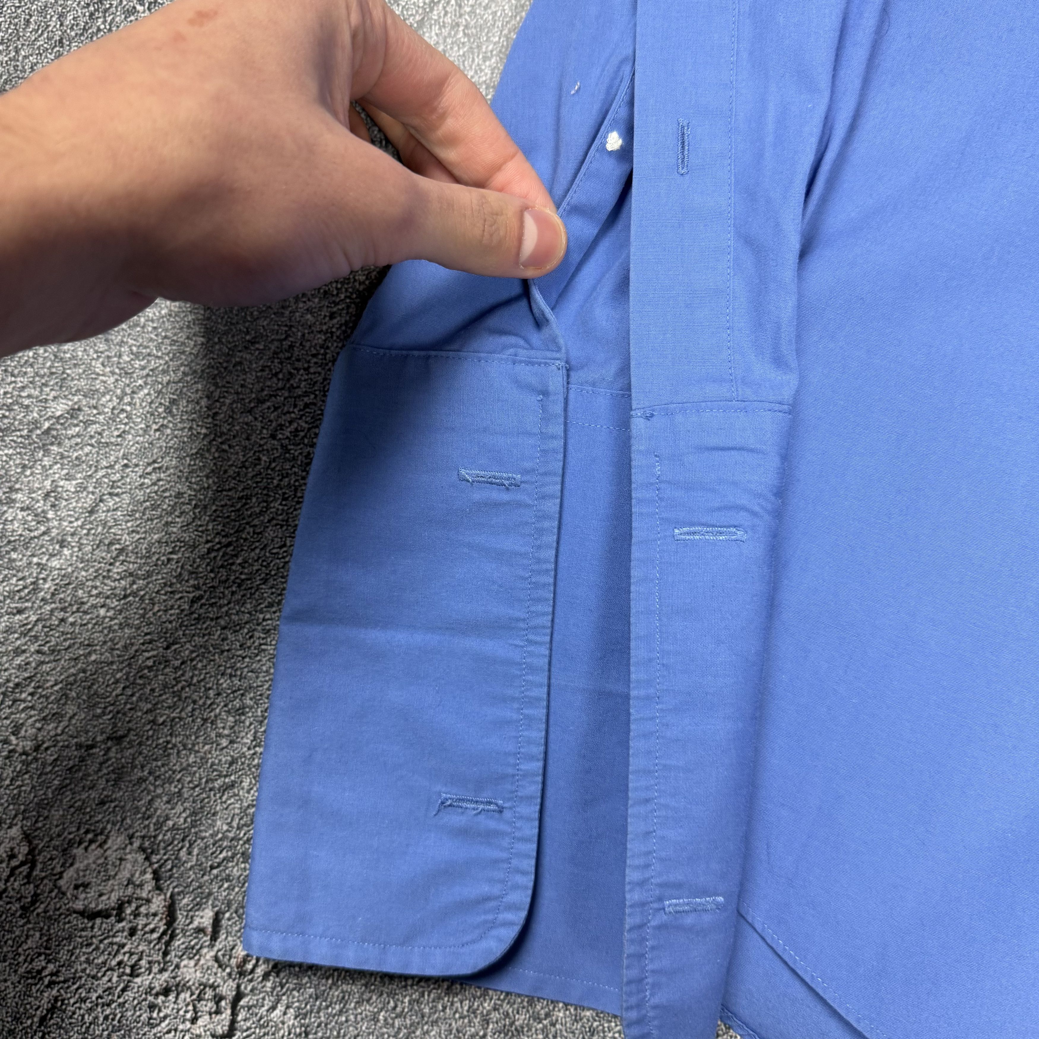 Yves Saint Laurent Yves Saint Laurent Dress Shirt Blue Size US L / EU 52-54 / 3 - 6 Thumbnail