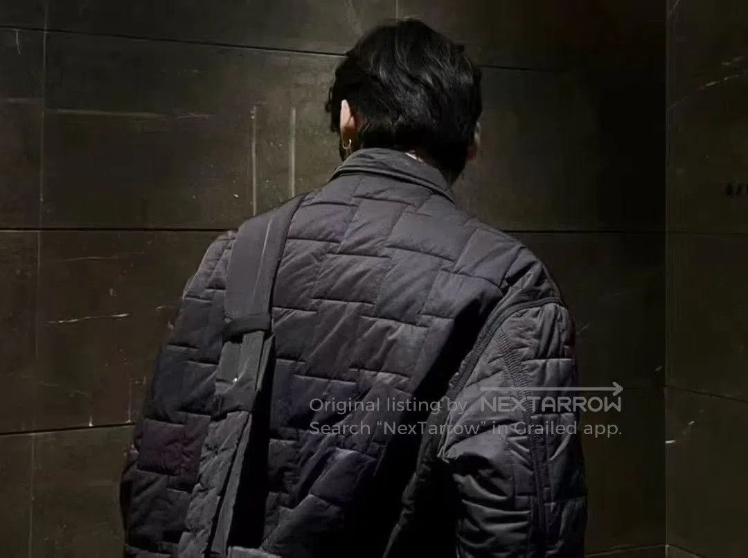 Bottega Veneta Bottega Veneta Purple Woven Check Padded Coat. Size US XL / EU 56 / 4 - 5 Thumbnail