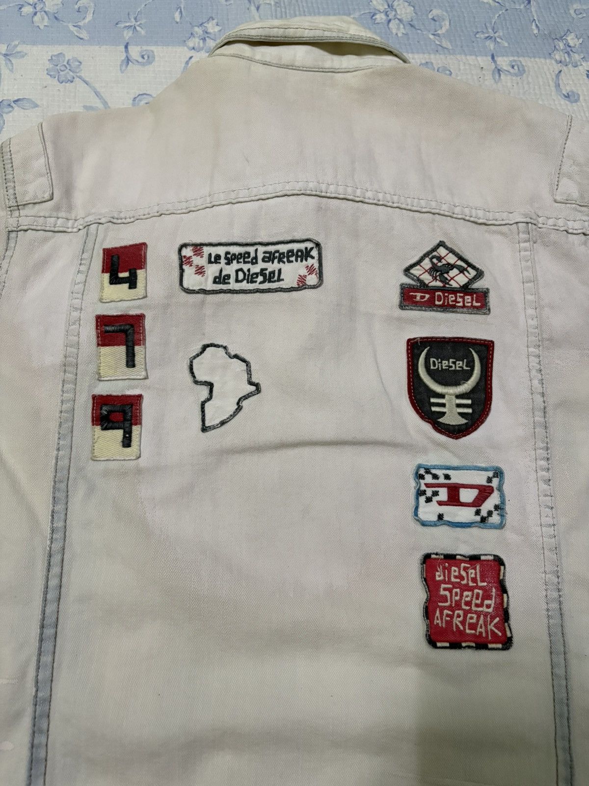 Diesel Diesel White Denim Type 3 Design Size US L / EU 52-54 / 3 - 12 Thumbnail