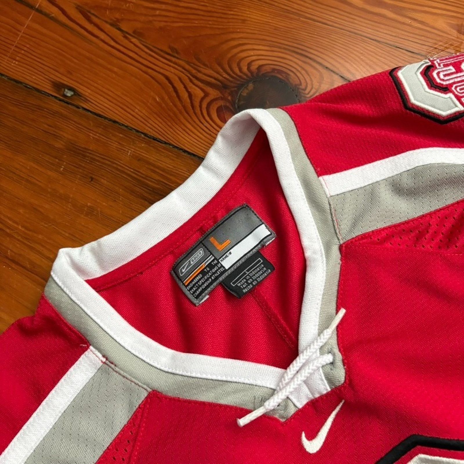 Nike × Vintage Vintage Nike Bauer Ohio State Buckeyes Hockey Jersey Size L Size US L / EU 52-54 / 3 - 7 Thumbnail