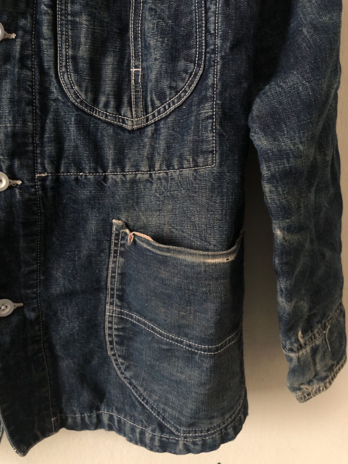 Japanese Brand Vintage Let It Ride ELT Japan Thrashed Chore Cowboy Jacket Size US M / EU 48-50 / 2 - 11 Thumbnail