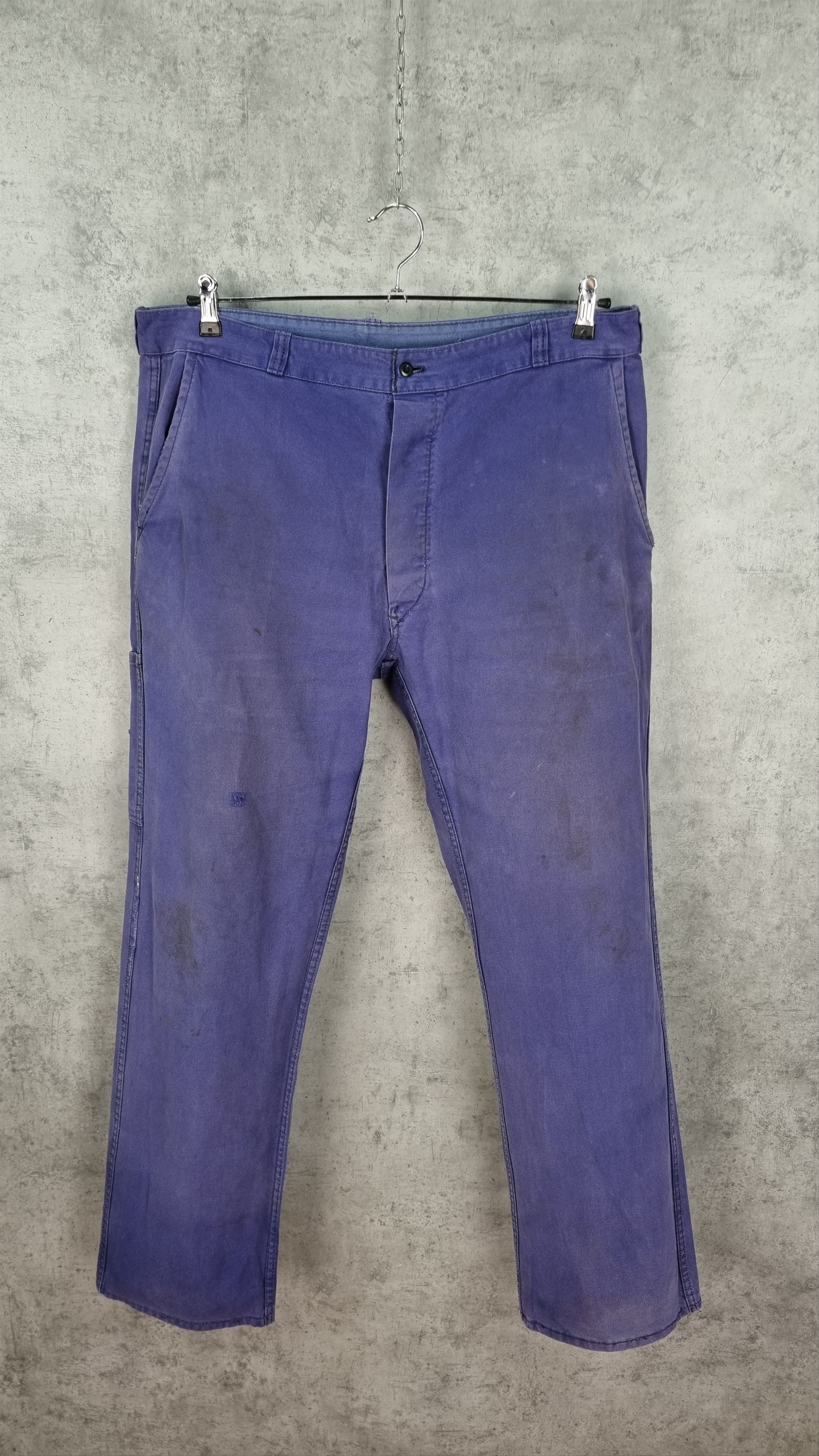 Le Laboureur 80s French Chore Vintage Worker Pants Size US 36 / EU 52 - 6 Thumbnail