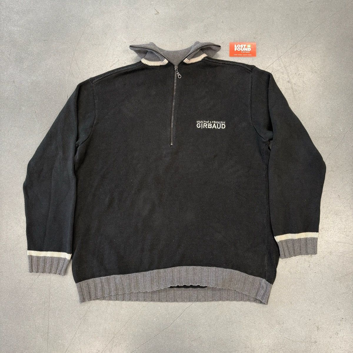 Marithe + Francois Girbaud Marithe Francois Girbaud Quarter Zip Pullover Size US L / EU 52-54 / 3 - 1 Thumbnail