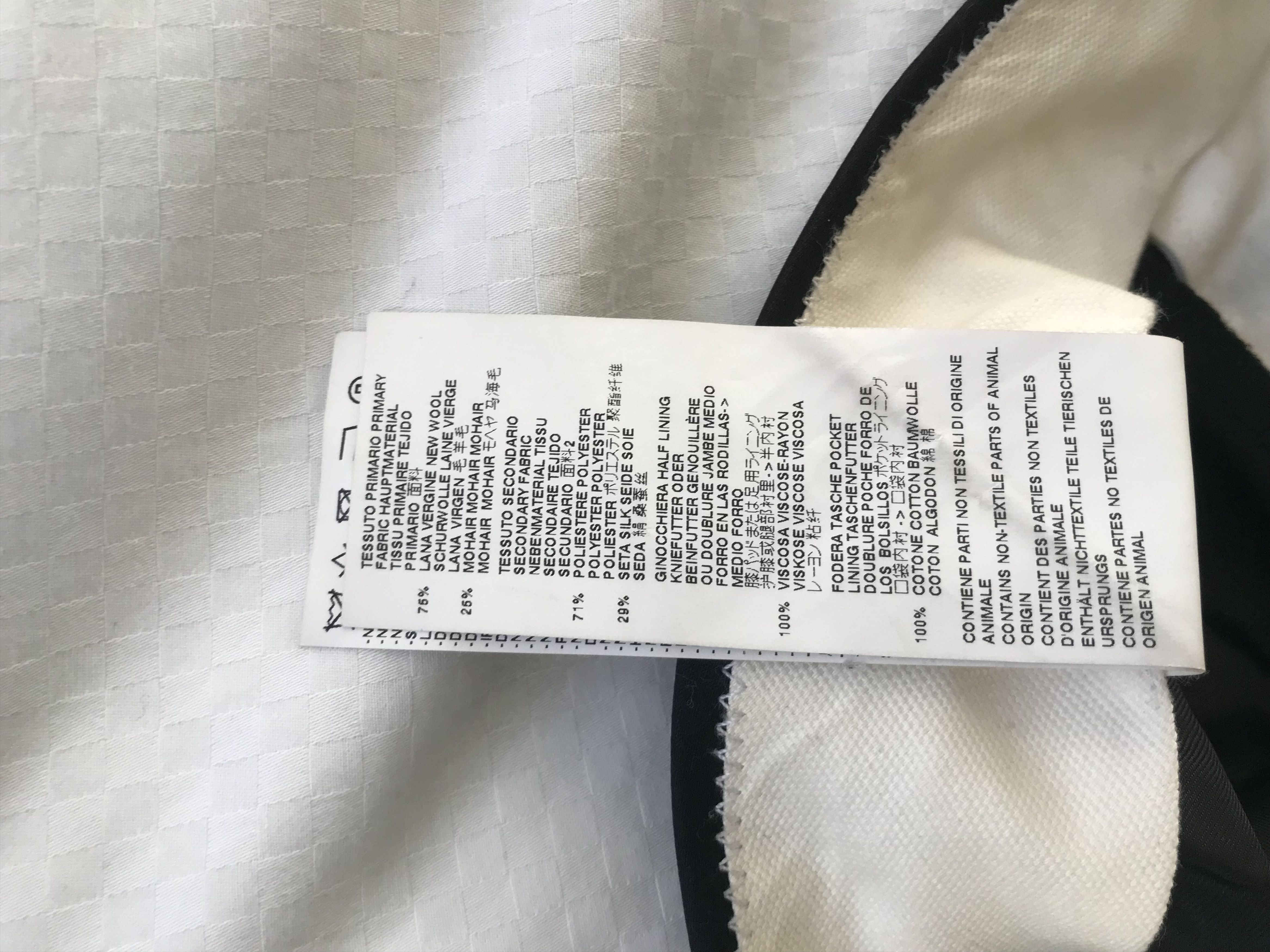 Maison Margiela Margiela Wool/mohair with satin waist trousers from aw18 Size 44R - 4 Thumbnail