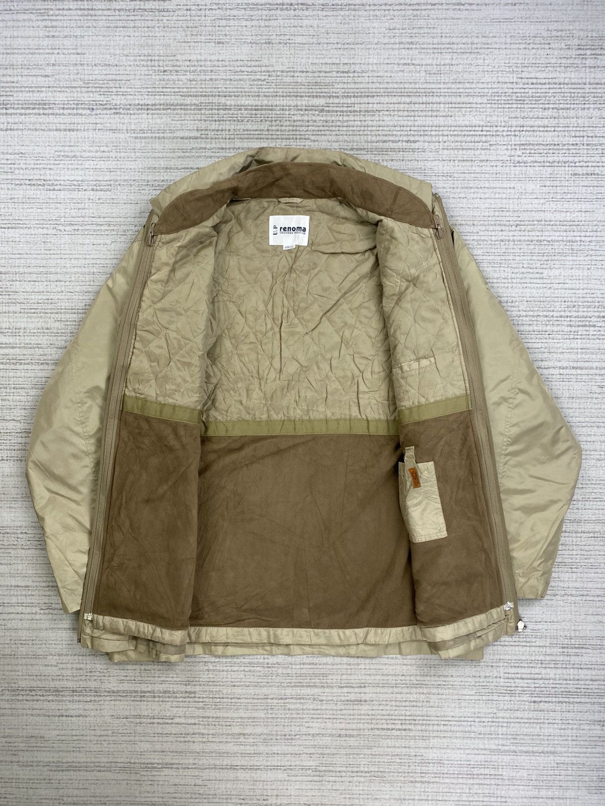 Japanese Brand × Renoma × Vintage Vintage U.Prenoma Nice Outdoor Style Nylon Zipper Jacket Size US L / EU 52-54 / 3 - 5 Thumbnail