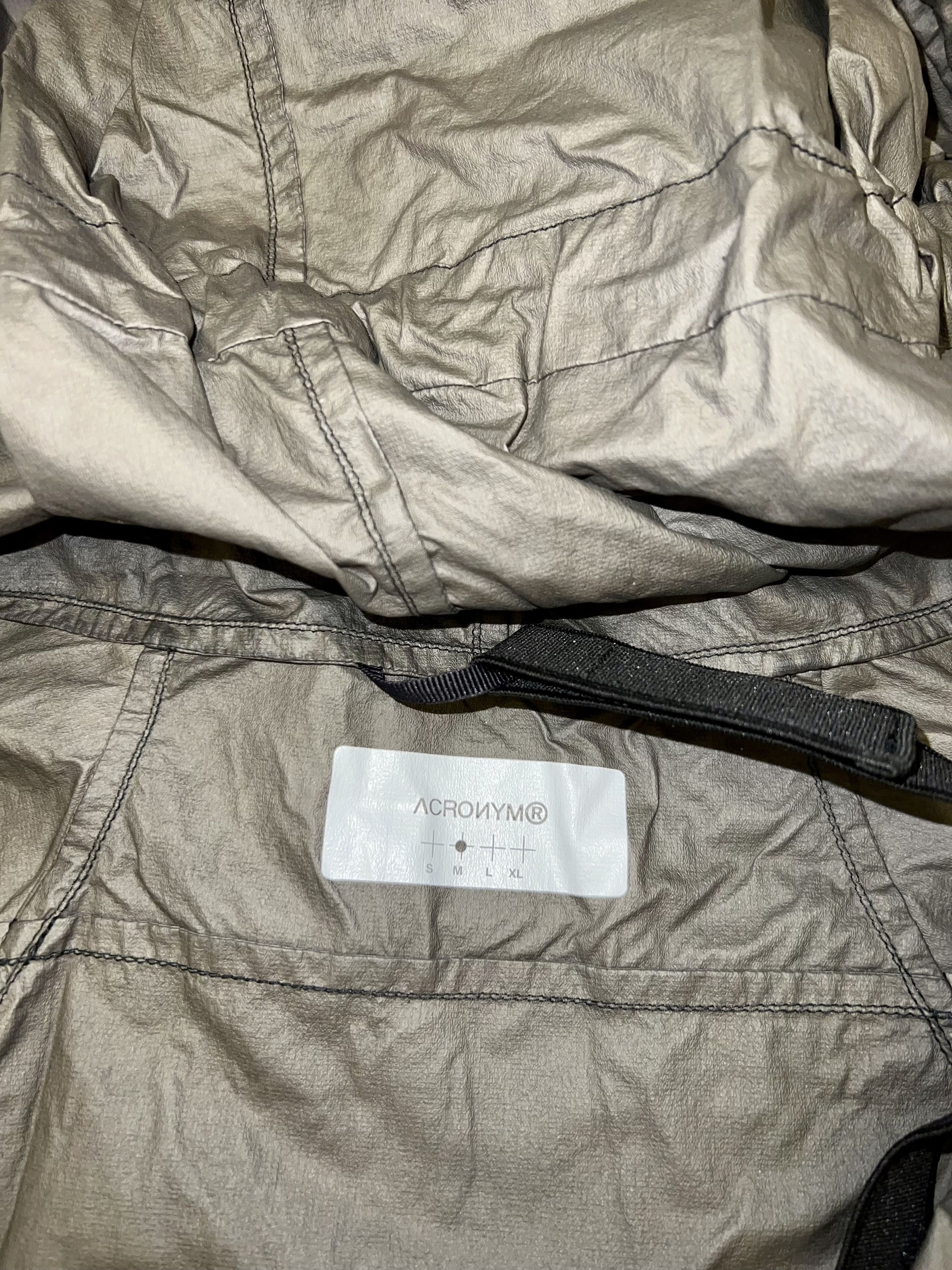 Acronym J25-WS Packable Windbreaker Jacket Black M Medium