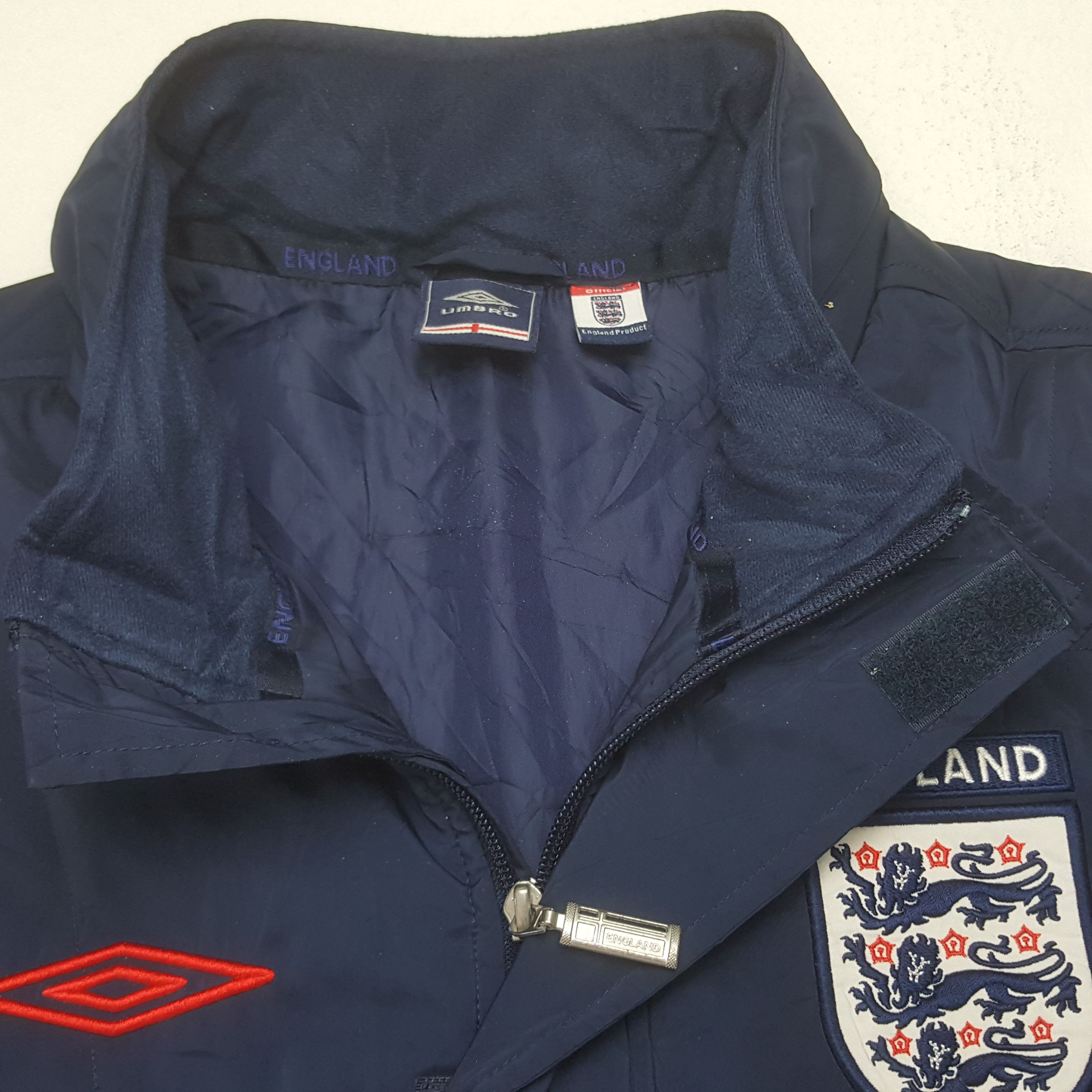 Umbro Vintage Umbro England Nation Football Winter Jacket Size XS / US 0-2 / IT 36-38 - 4 Thumbnail