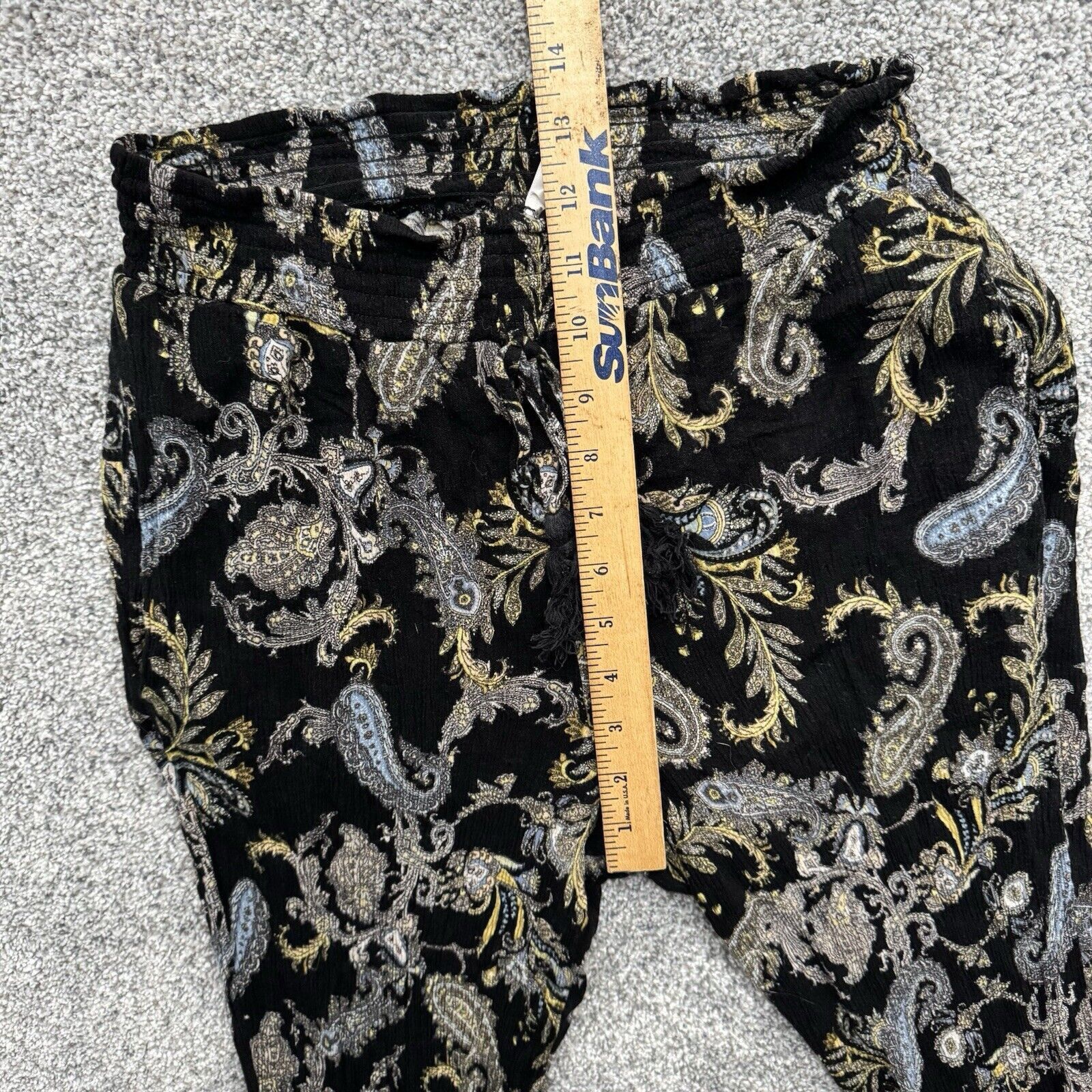 Other Paisley Boho Chic Pants M Tassles Festival Hippie Coachella Size 24" / US 00 / IT 34 - 8 Thumbnail