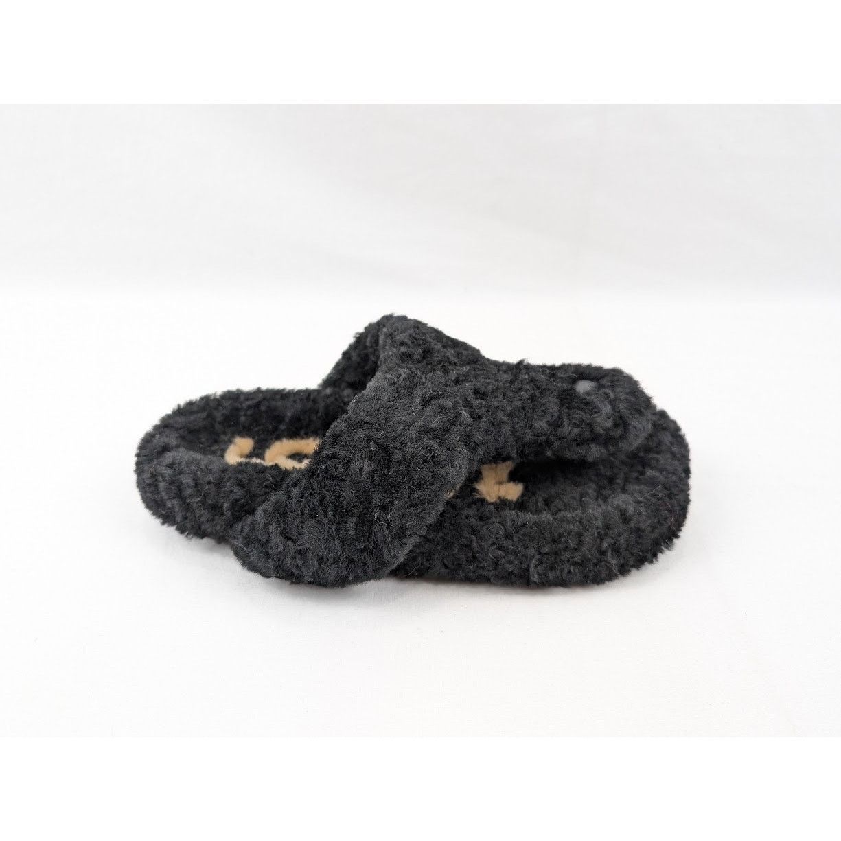 Loewe o1rshd1 Furry Sandals in Black Size US 6 / IT 36 - 1 Thumbnail
