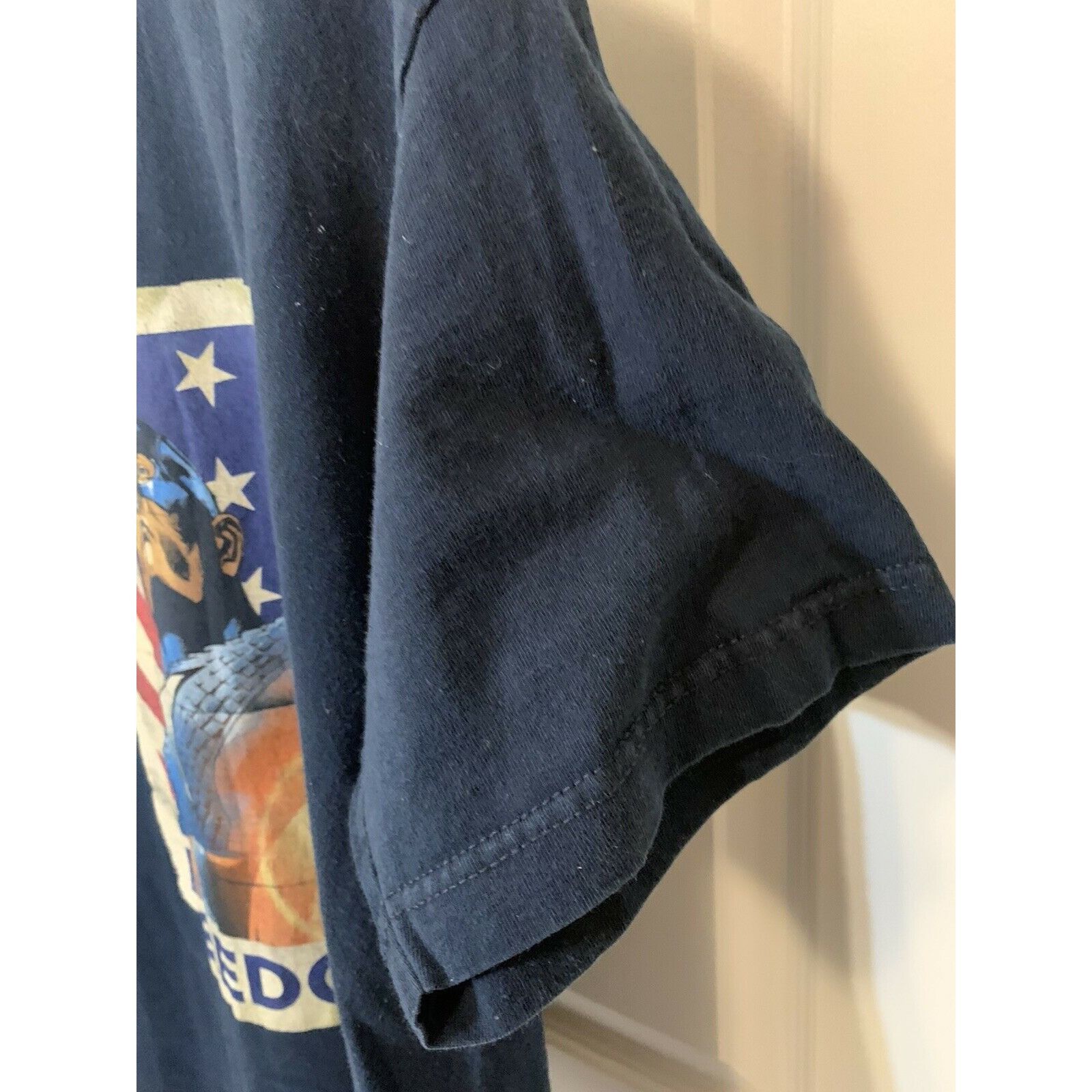 Marvel Comics Marvel Captain America Freedom Men’s Sz L Navy Blue Graphic Size US L / EU 52-54 / 3 - 5 Thumbnail