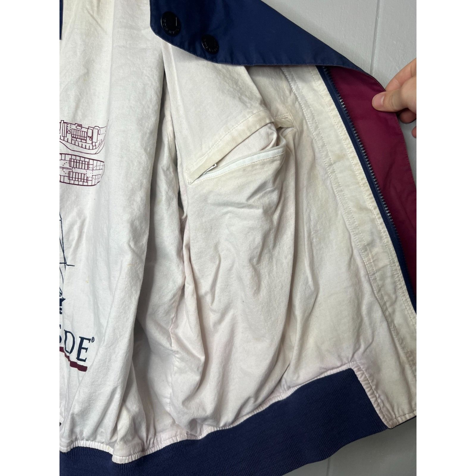 Other Vintage Yacht Sailing Boating Jacket Men XL Blue Green Charl Size US XL / EU 56 / 4 - 5 Thumbnail