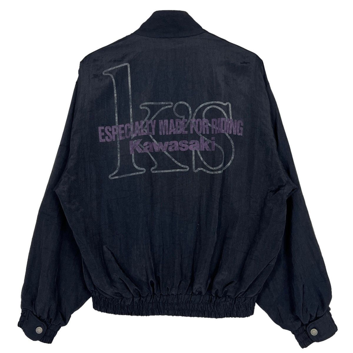 Vintage 🔥 VINTAGE KAWASAKI K'S RIDING BOMBER JACKET Size US L / EU 52-54 / 3 - 8 Thumbnail