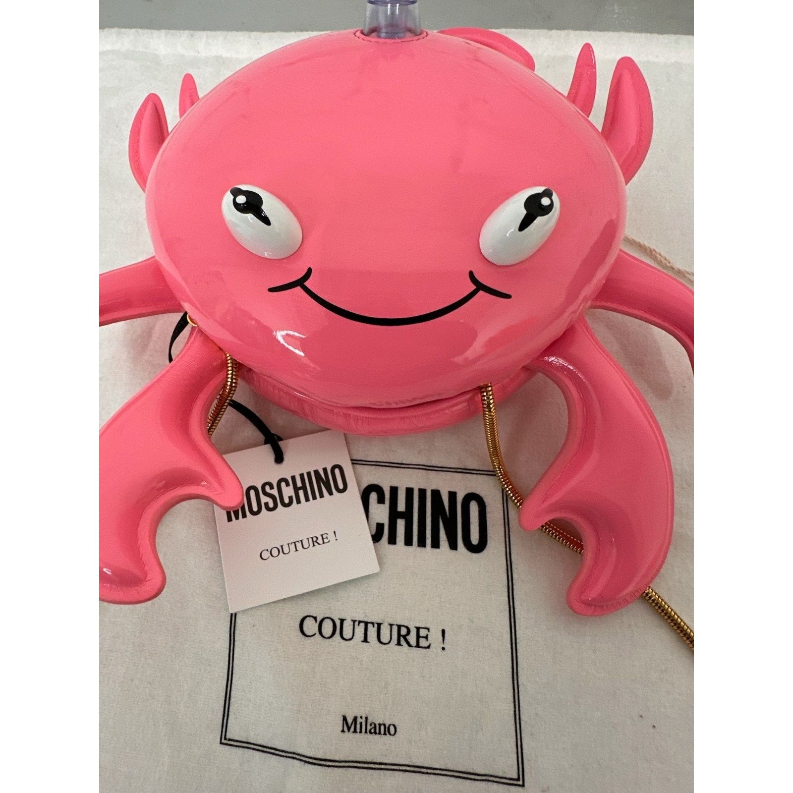 Moschino SS23 Moschino Couture Jeremy Scott Crab Patent Leather Bag Size ONE SIZE - 3 Thumbnail