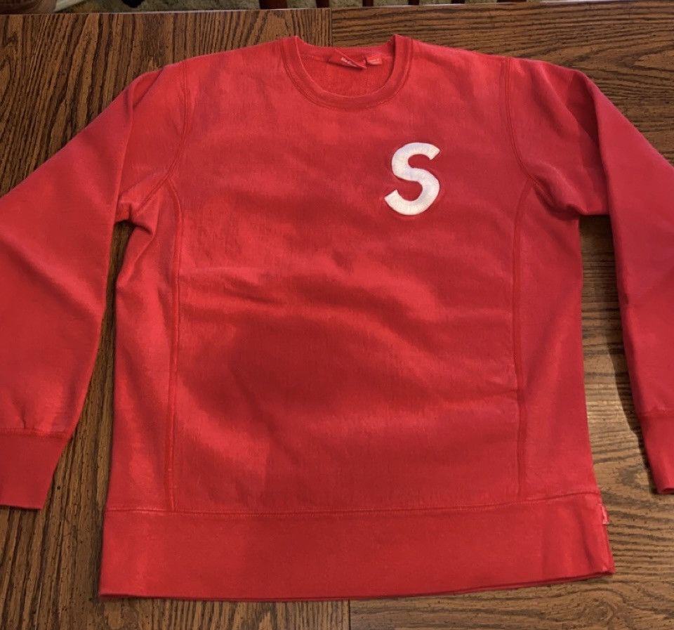 Supreme Supreme S logo crewneck Size US M / EU 48-50 / 2 - 1 Thumbnail