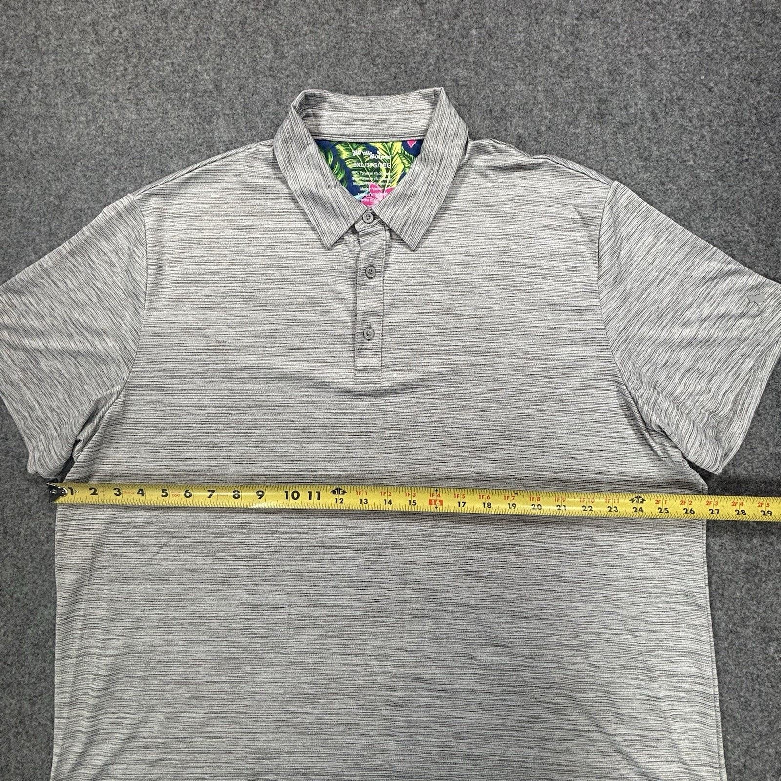 Other Birdie Bound Polo Shirt Mens 3XL Grey Performance Stretch Size US XXL / EU 58 / 5 - 7 Thumbnail