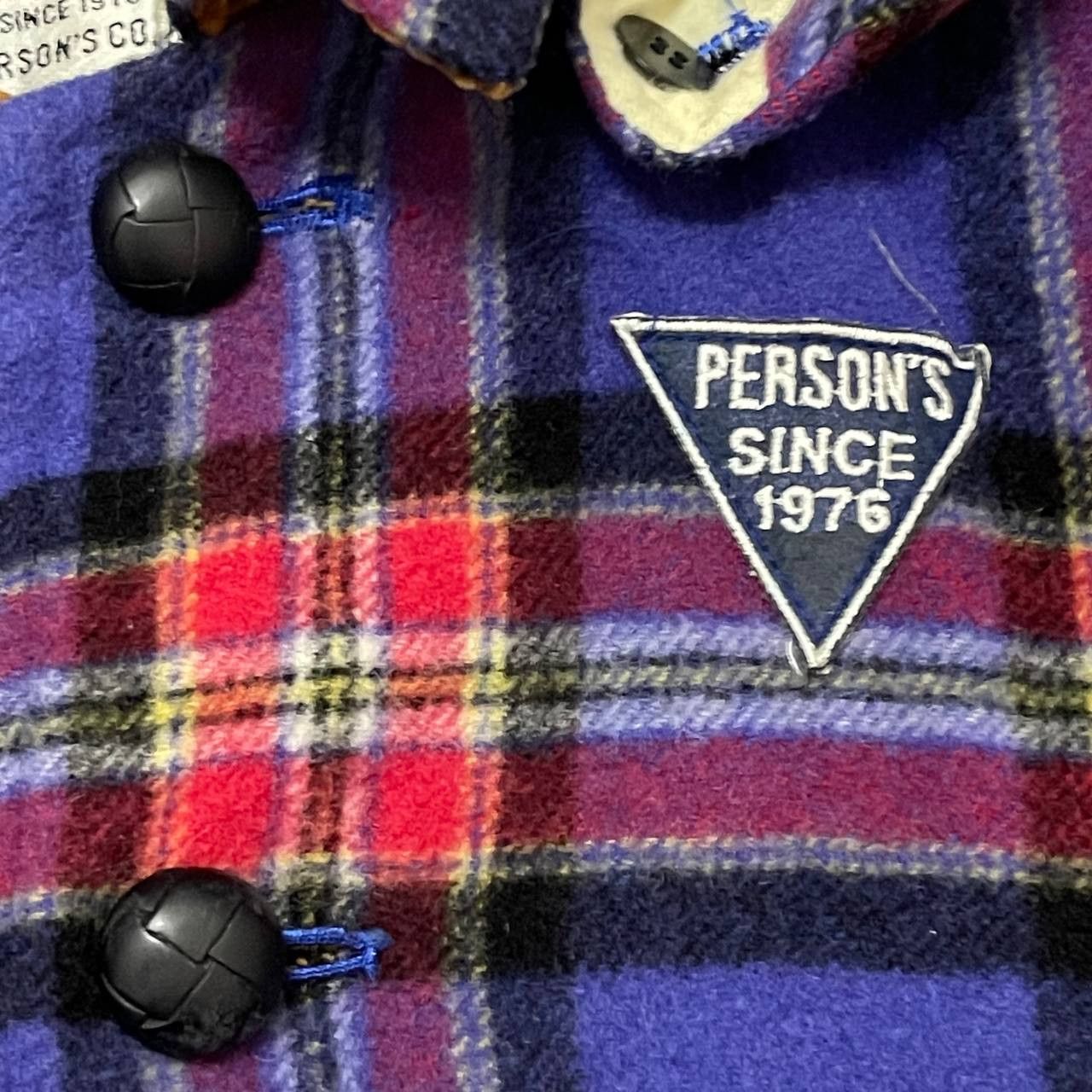PERSON'S Vintage Person's Checkered Hooded Bomber Jacket Size US M / EU 48-50 / 2 - 5 Thumbnail