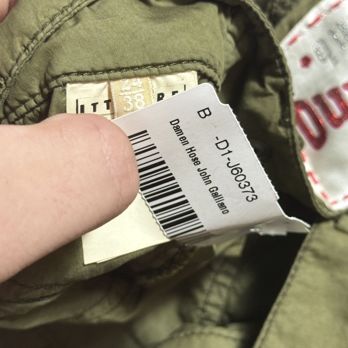 John Galliano NEW Galliano Rare Fighters Club Cargo Pants Size 24" / US 00 / IT 34 - 11 Thumbnail