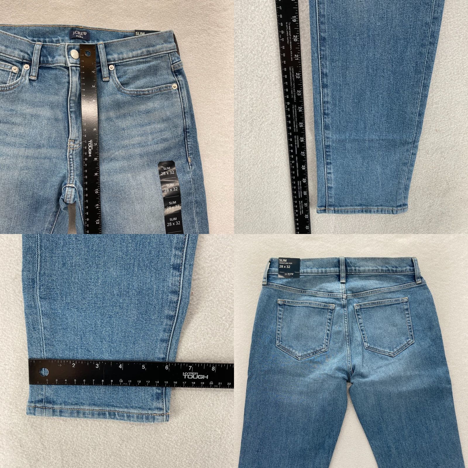 J.Crew J.CREW Flex Jeans Mens 28x32 Slim Straight Blue Denim Mid Rise Preppy Jeans Size US 28 / EU 44 - 8 Thumbnail
