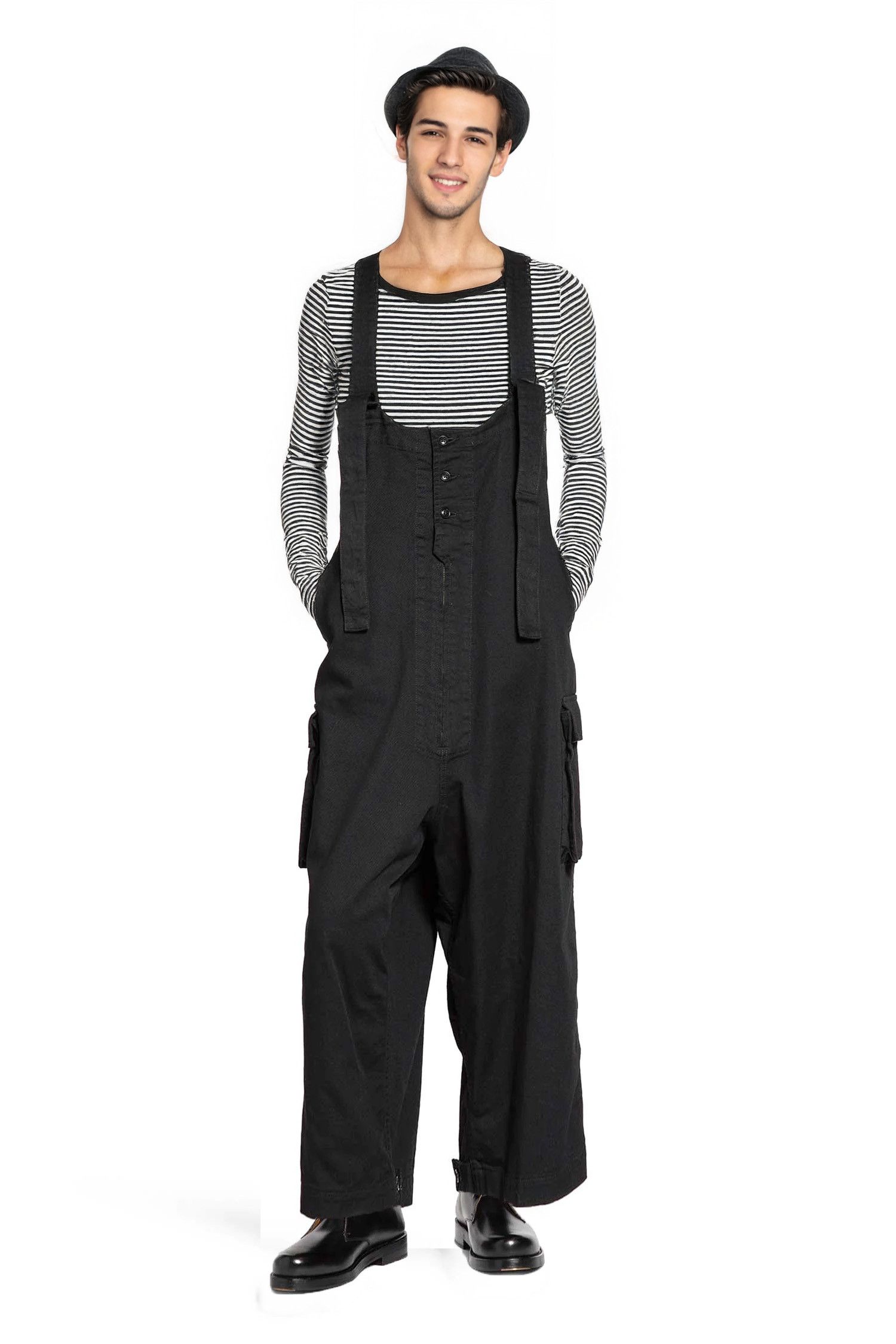 Yohji Yamamoto Black Scandal Katsuragi Work Overalls Size US 34 / EU 50 - 1 Thumbnail