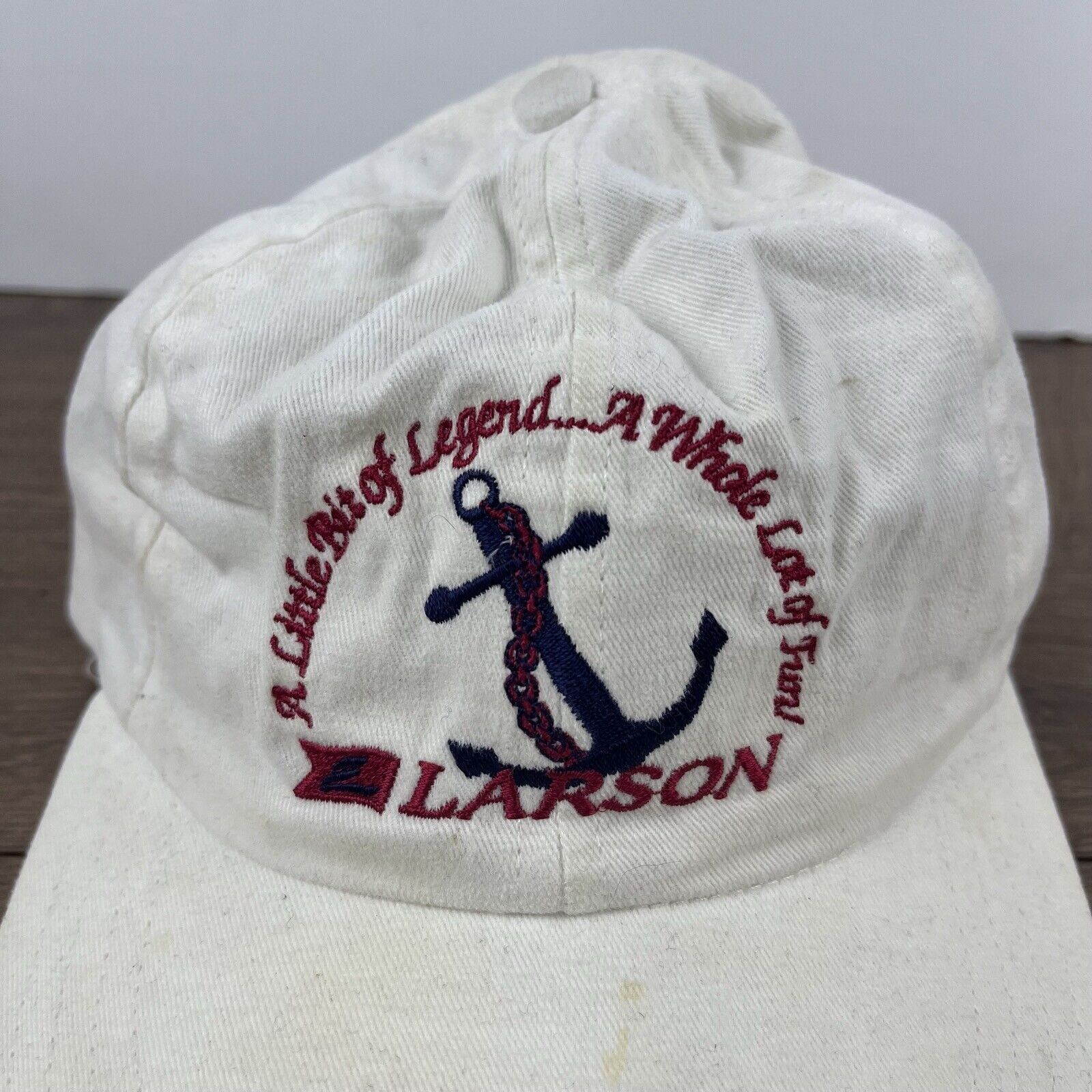 Other Larson Hat Larson Adjustable Hat White Hat Adjustable White Size ONE SIZE - 7 Thumbnail