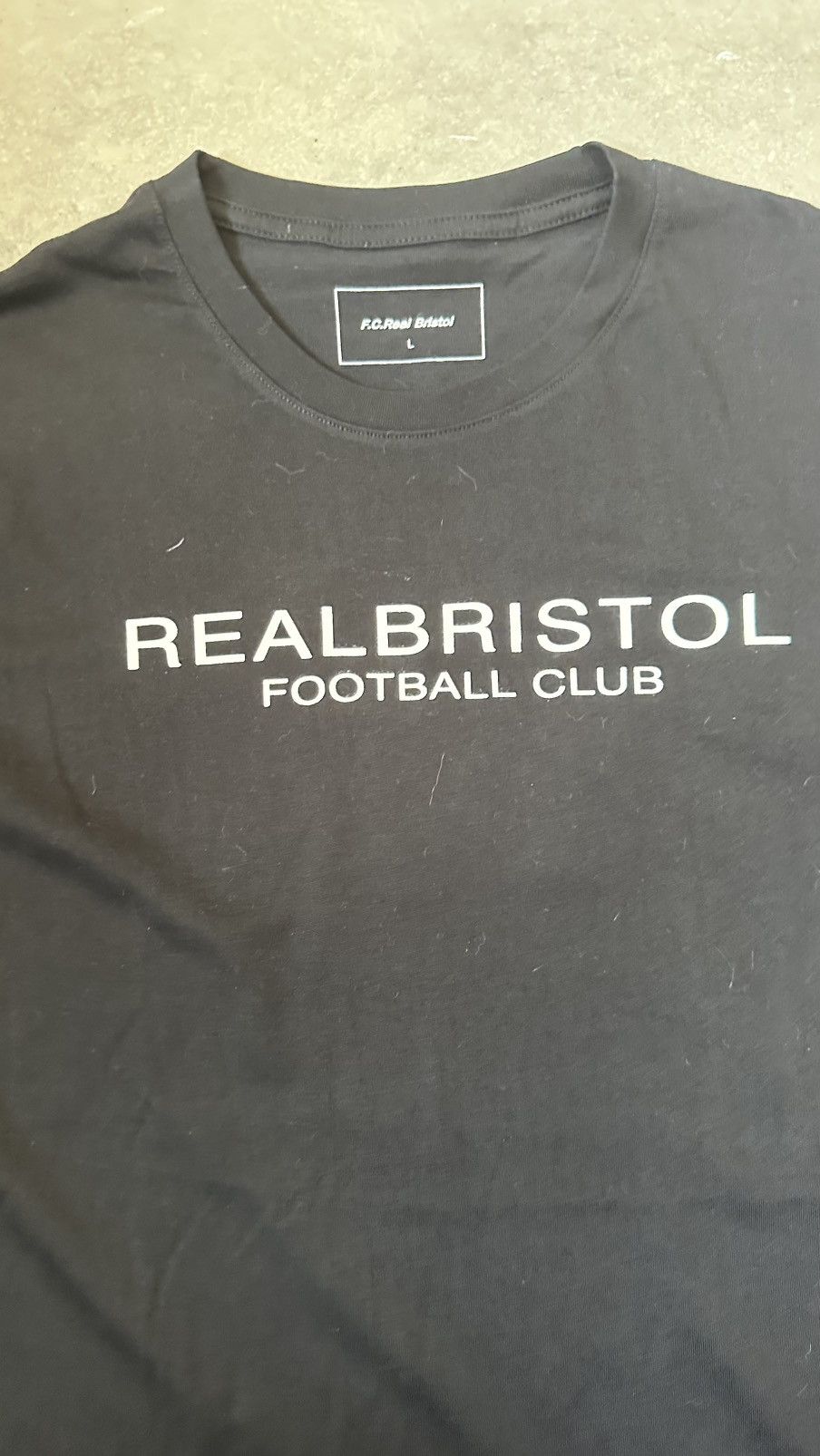 F.C. Real Bristol F.C. REAL BRISTOL SPELLOUT TEE Size US L / EU 52-54 / 3 - 2 Thumbnail