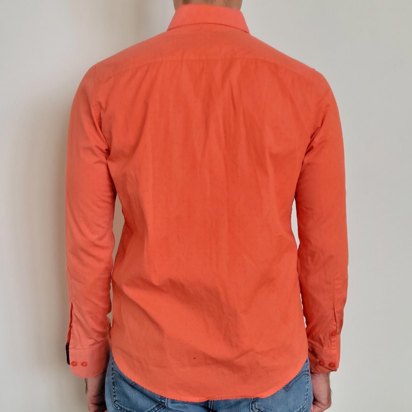 Other Bokura Men’s Large Button Shirt Salmon Micro Dot Size US L / EU 52-54 / 3 - 2 Thumbnail