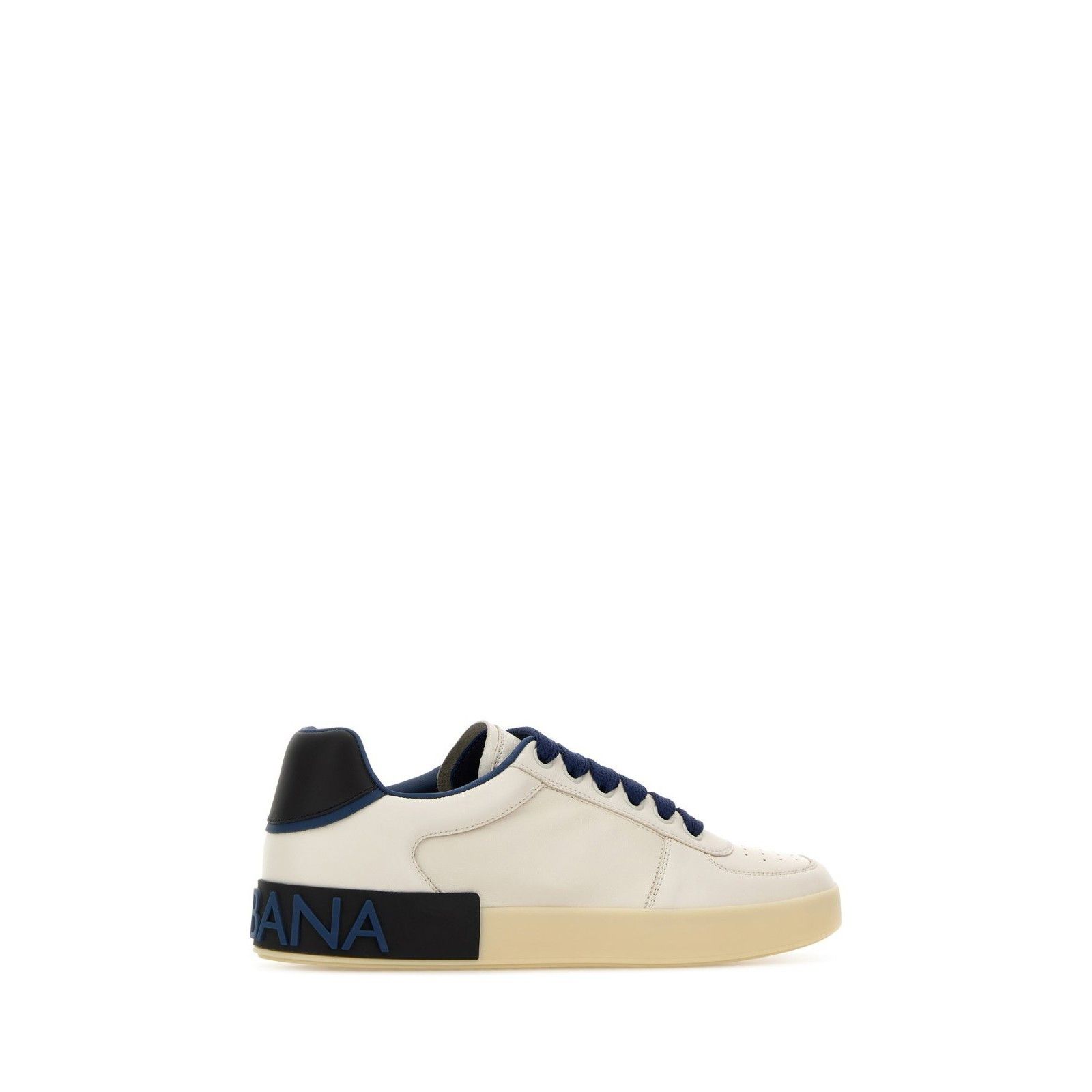 DOLCE & GABBANA Portofino White/Blue Sneakers New & Authenti