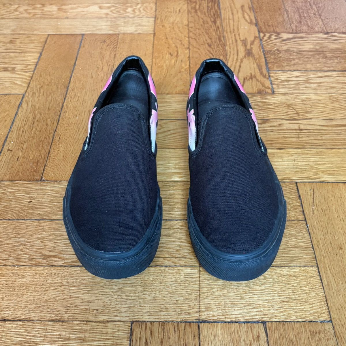 Vans Vans Pink Flame Slip-On Size US 8 / EU 41 - 3 Thumbnail