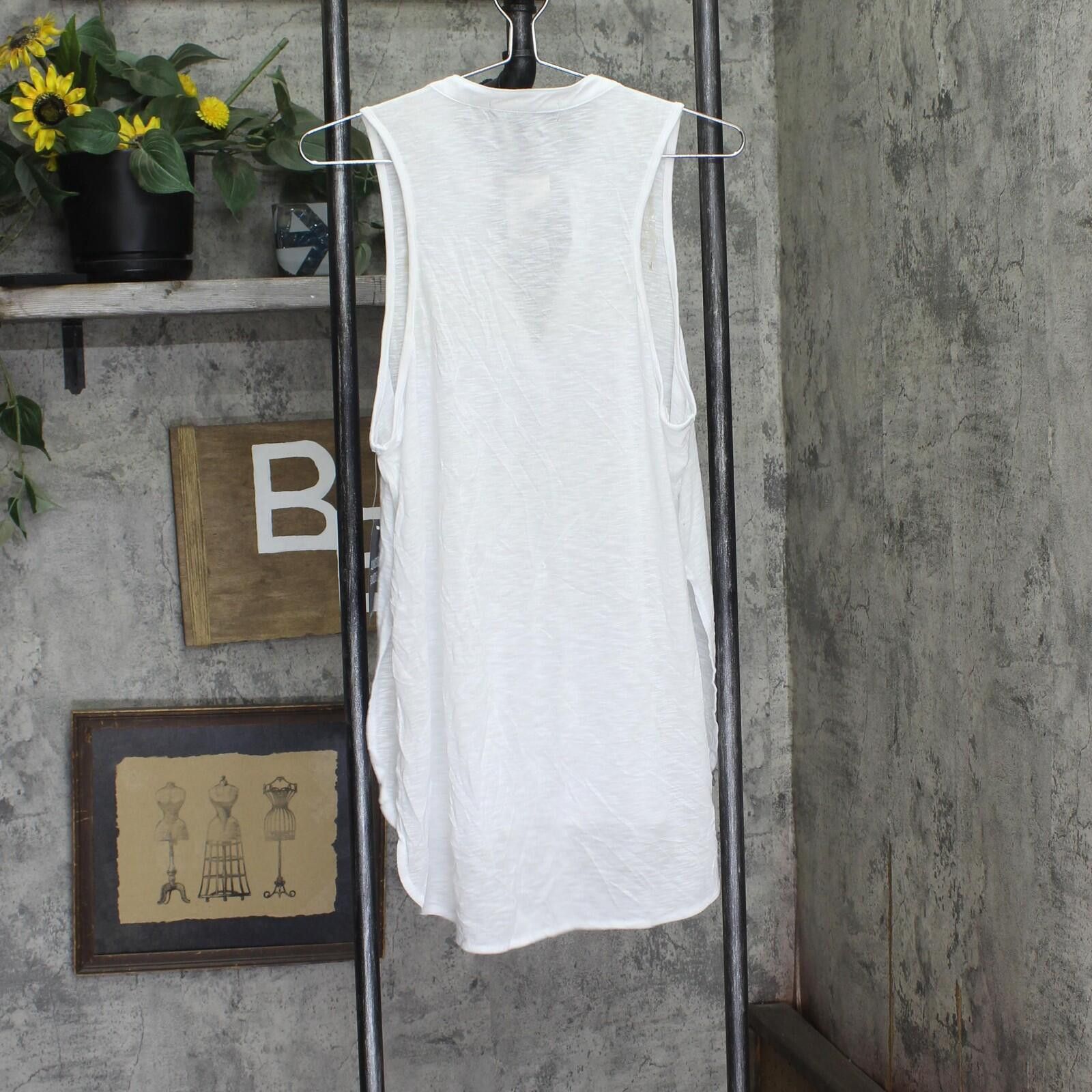 Almost Famous Nwt Almost Famous Juniors Utility Tunic Shirt Top White L Size L / US 10 / IT 46 - 2 Thumbnail