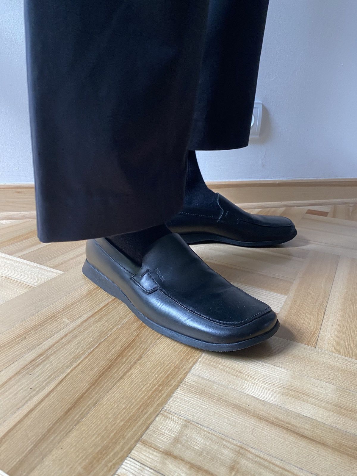 Prada Prada S/S2000 Mens Leather Loafers Size US 9 / EU 42 - 2 Thumbnail