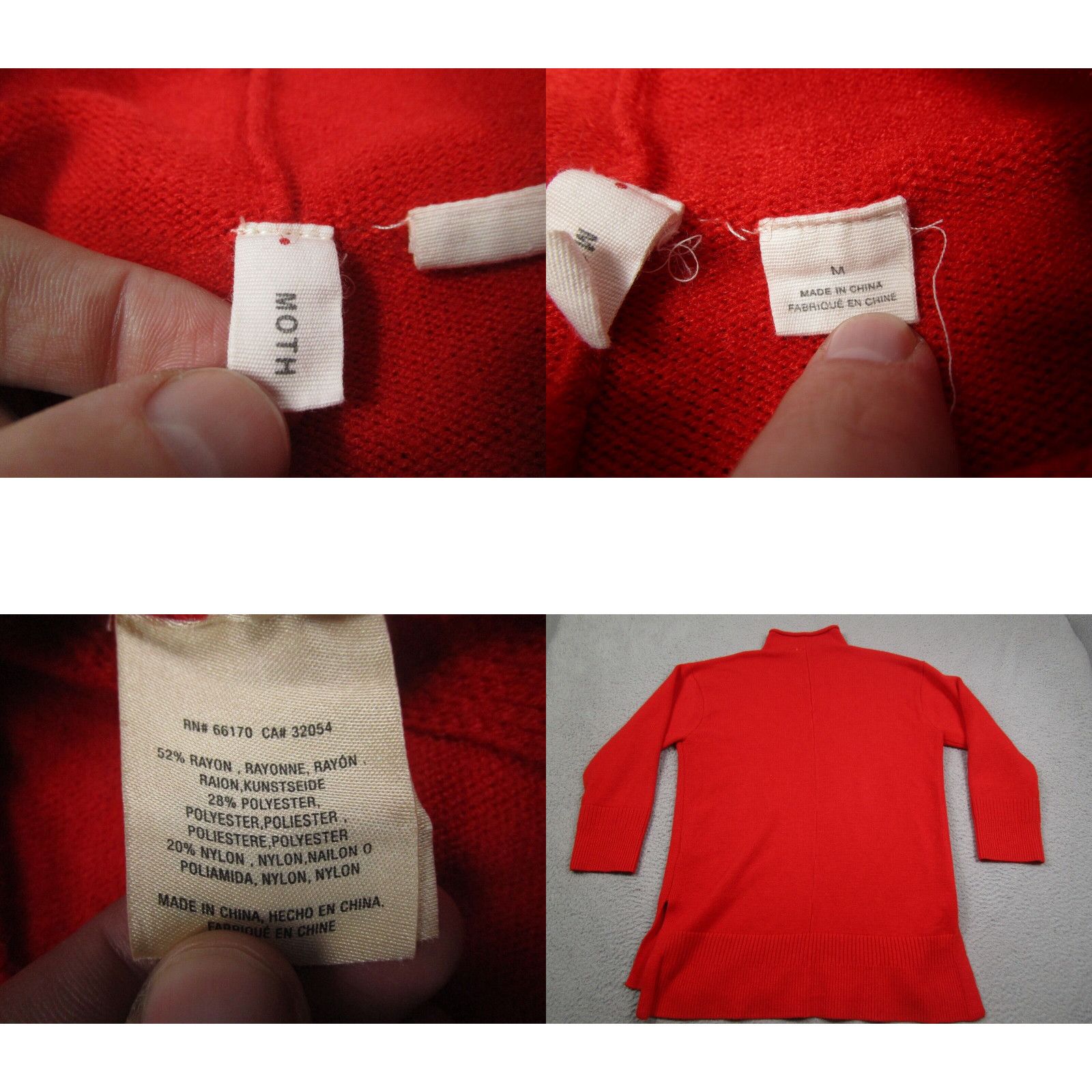 Moth sweater rn 66170 clearance
