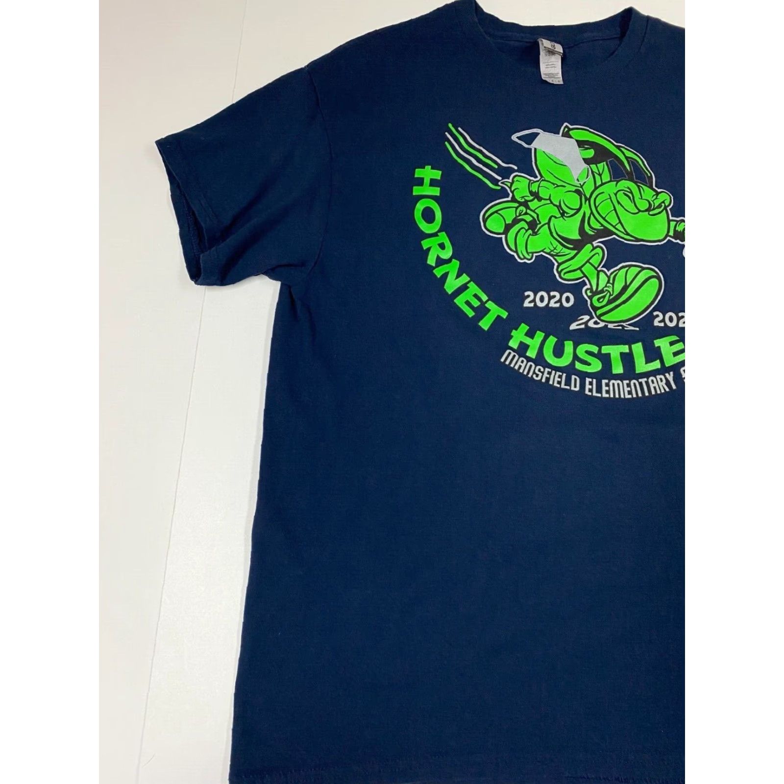 Gildan Gildan Hornets Shirt Mens Large Blue Crew Neck Short Sleeve Logo California Classic Hustle Size US L / EU 52-54 / 3 - 4 Thumbnail
