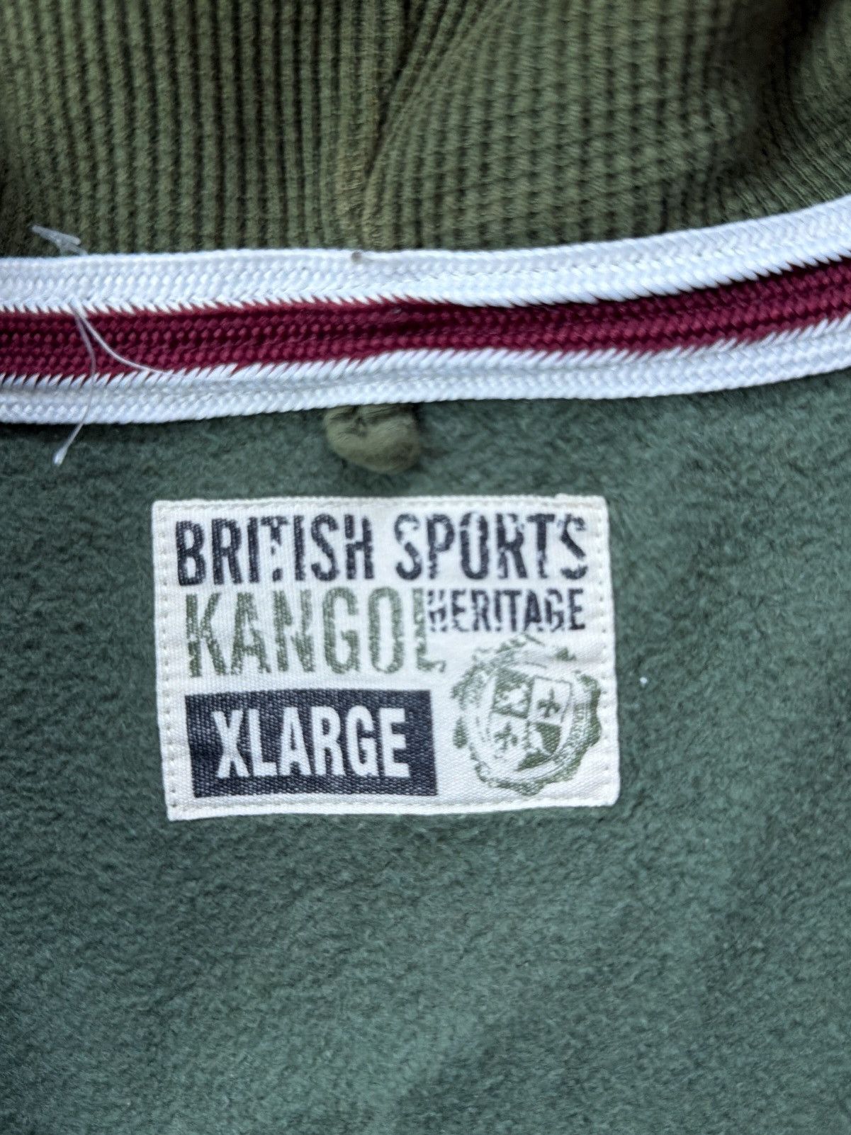 Kangol Vintage 00s kangol y2k big logo faded hoodie zip Size US XL / EU 56 / 4 - 7 Thumbnail