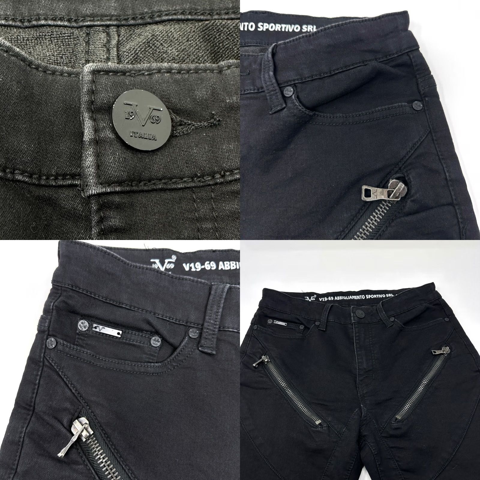 Versace Versace Shorts 28 Black Stretch Milano Italia V19-69 Abbigliamento Sportivo Srl Moto 90s Y2K Streetwear Mens Size US 28 / EU 44 - 8 Thumbnail