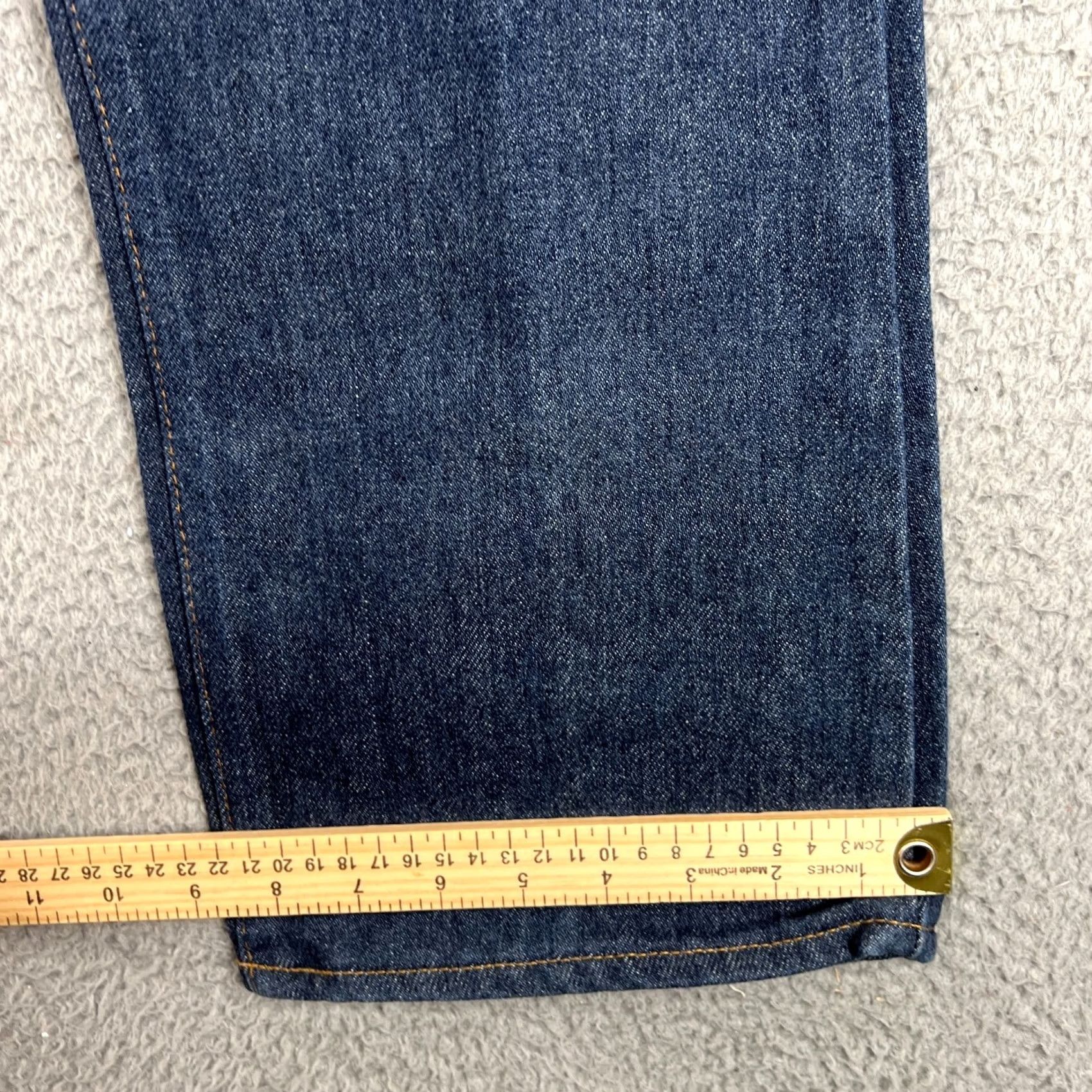 Levi's VINTAGE Levis Jeans Mens 36x30 Blue Orange Tab 509 0917 Cotton Blend USA 80s Size US 36 / EU 52 - 2 Thumbnail