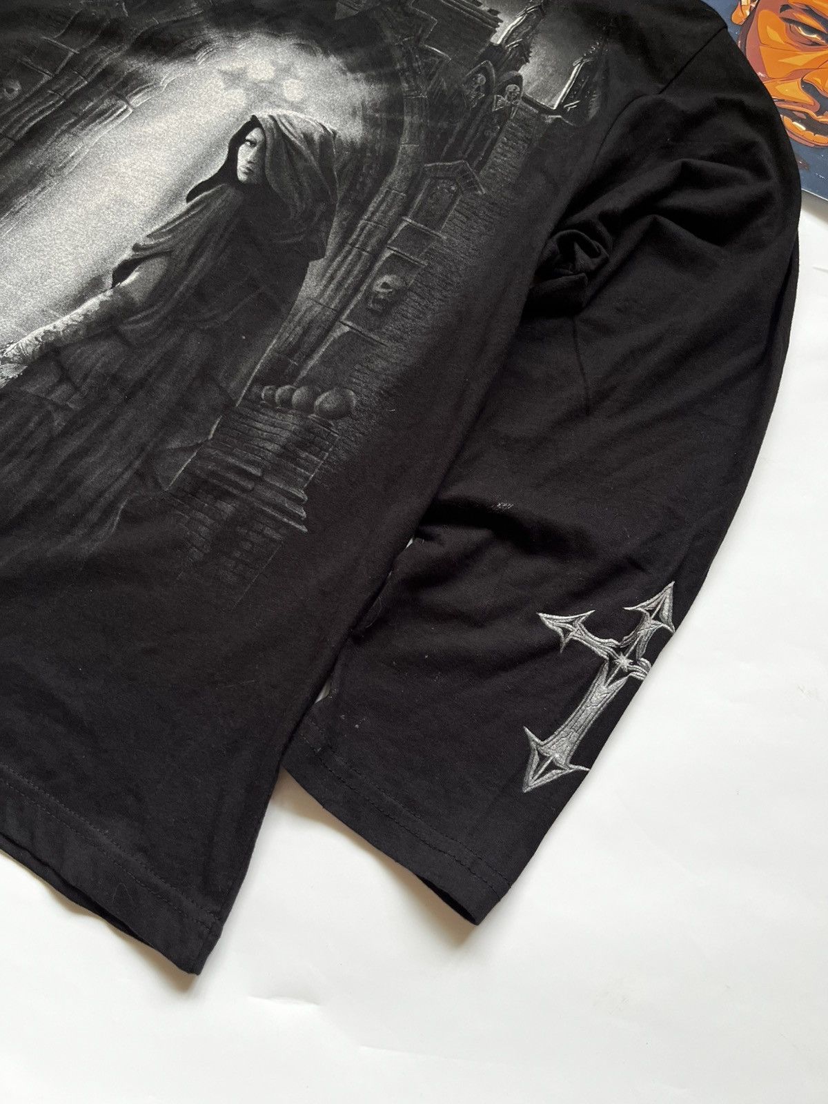 Band Tees Rare Thermal Longsleeve Spiral Y2k Affliction Style Size US M / EU 48-50 / 2 - 6 Thumbnail