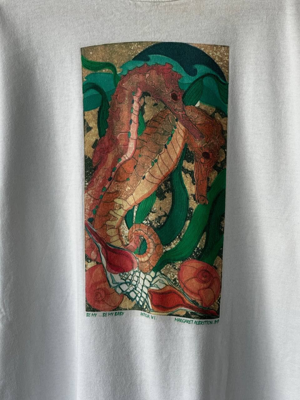 Vintage Vintage Margaret Albritton Art Made In USA T Shirt Size US XXL / EU 58 / 5 - 5 Thumbnail