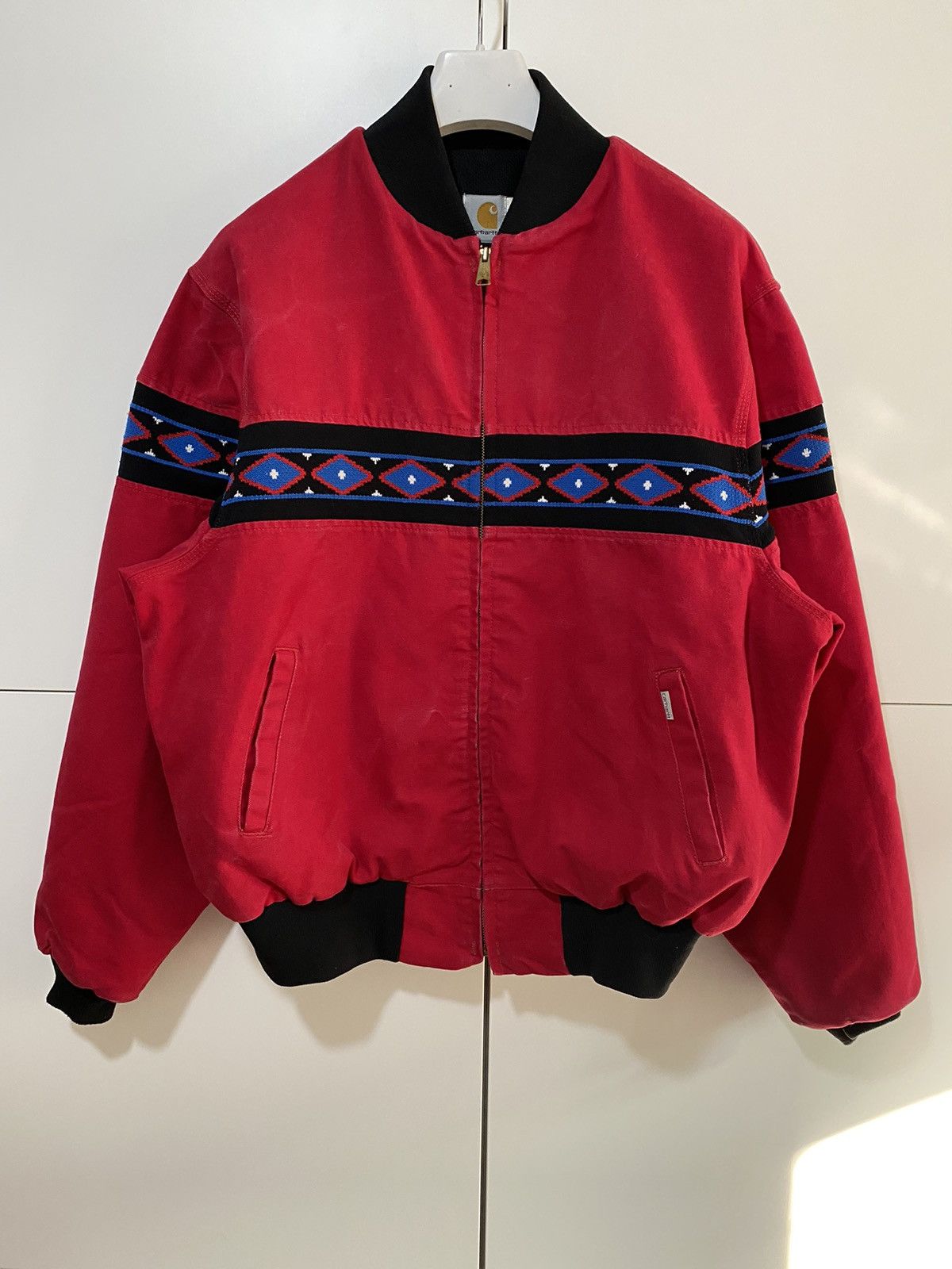 Carhartt Carhartt USA Aztec Jacket JR 030 size XXL, red, black, Size US XXL / EU 58 / 5 - 2 Thumbnail