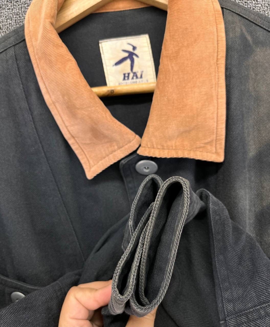 Hai Sporting Gear × Issey Miyake Vintage Issey Miyake Hai Sporting Gear Trashed Chore Jacket Size US XL / EU 56 / 4 - 11 Thumbnail