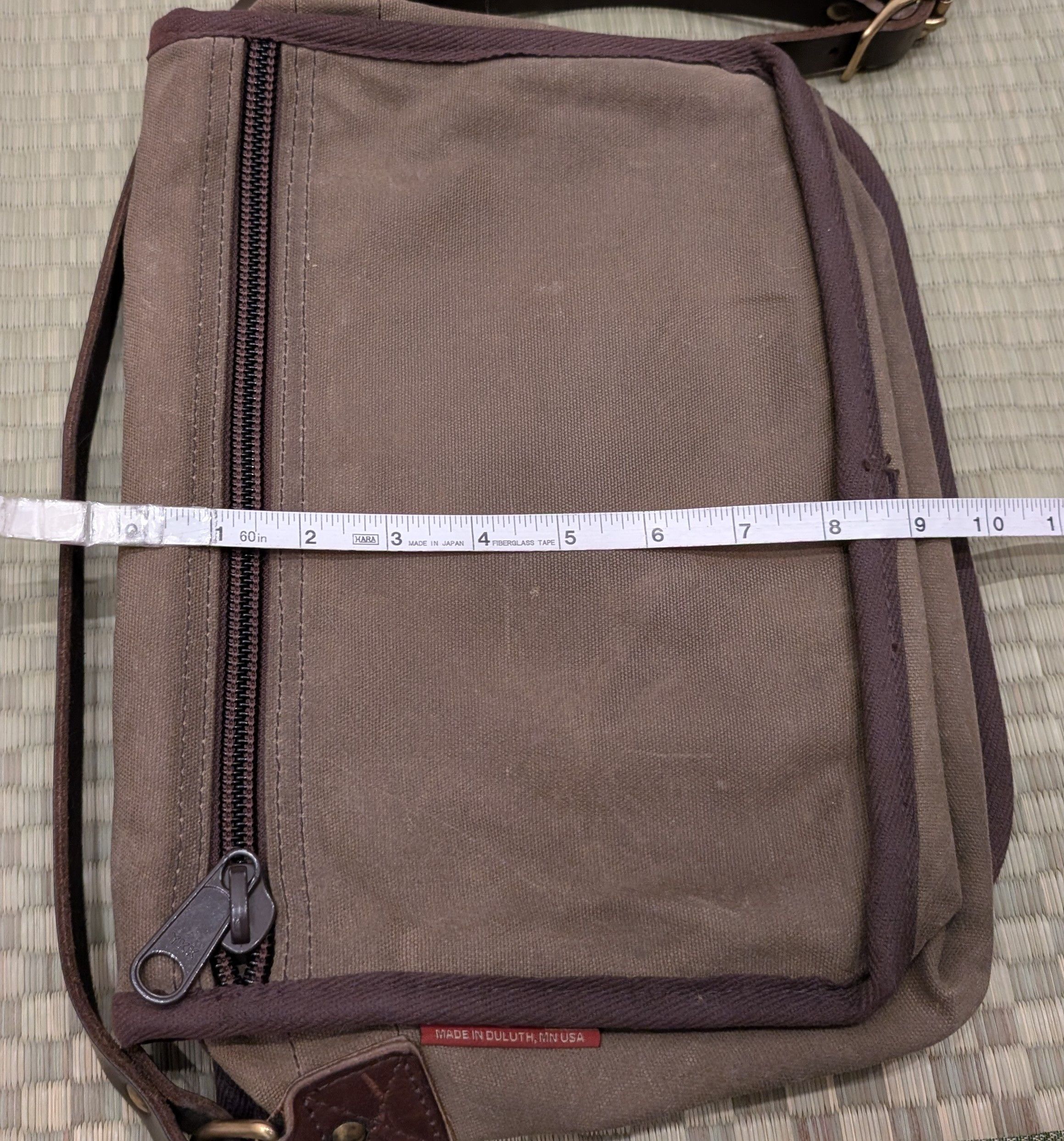 Other Frost River Little Manitou Shoulder Bag Canvas Leather Size ONE SIZE - 6 Thumbnail