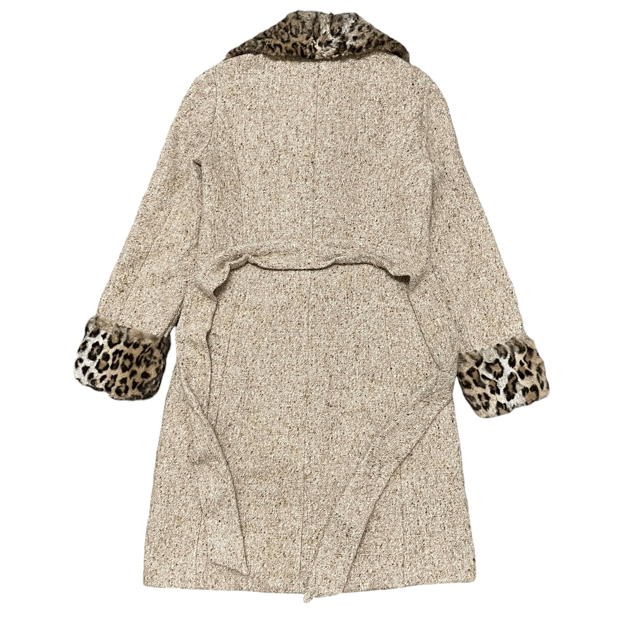 Boutique Moschino Love Moschino Leopard Wool Long Coat Size S / US 4 / IT 40 - 13 Thumbnail