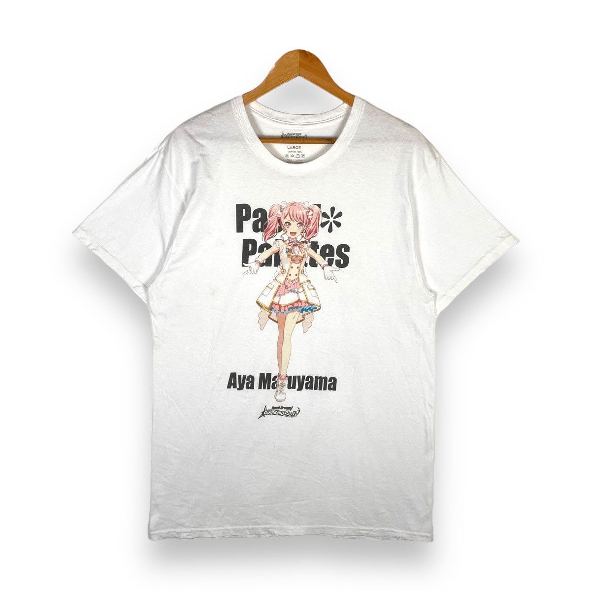 image of Anima Bang Dream! Girls Band Party Pastel Palettes Aya Maruyama in White, Men's (Size Large)
