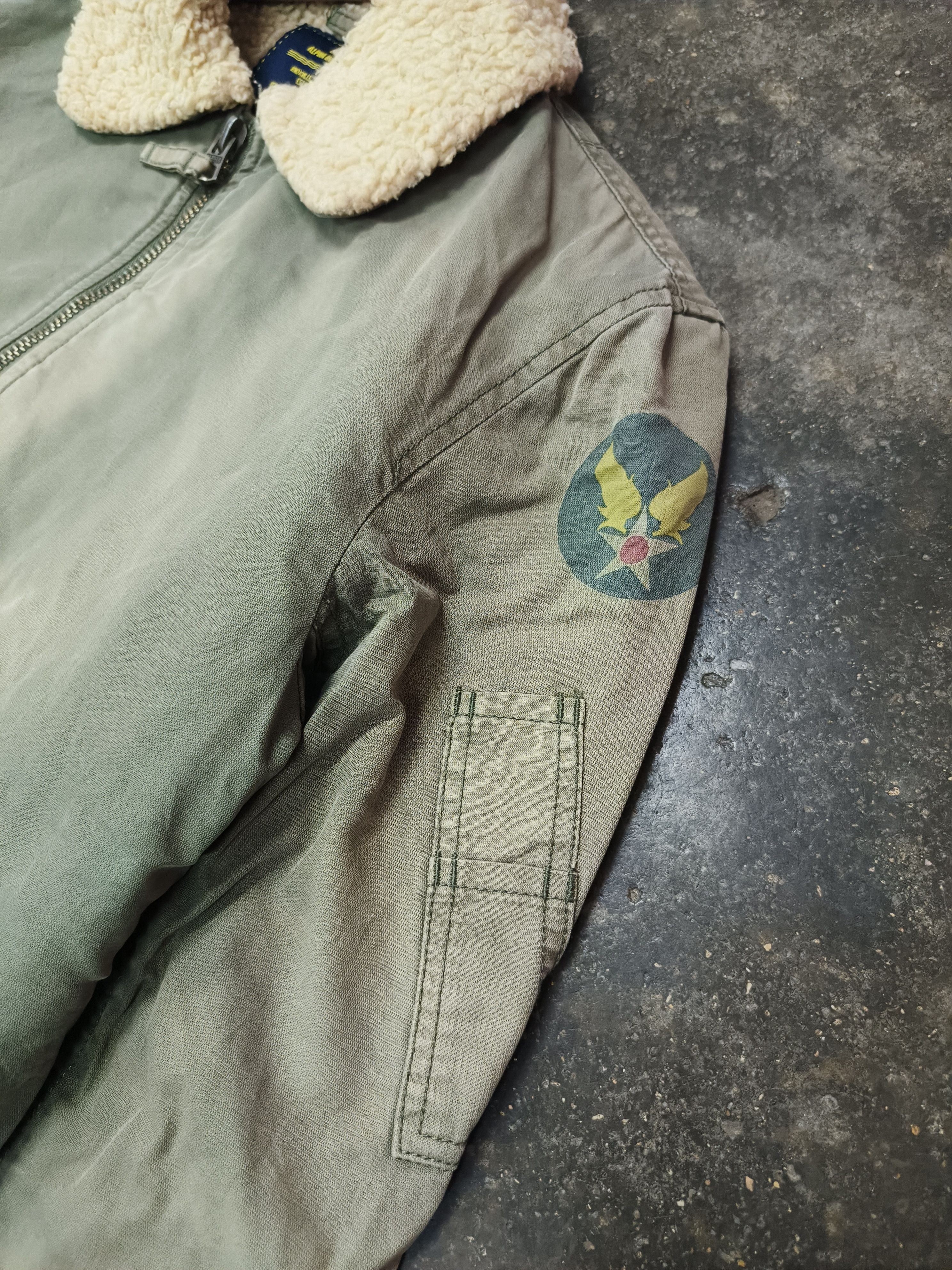 Alpha Industries Alpha Industries Nose Dive Bomber Jacket Distressed Faded Size US XS / EU 42 / 0 - 4 Thumbnail