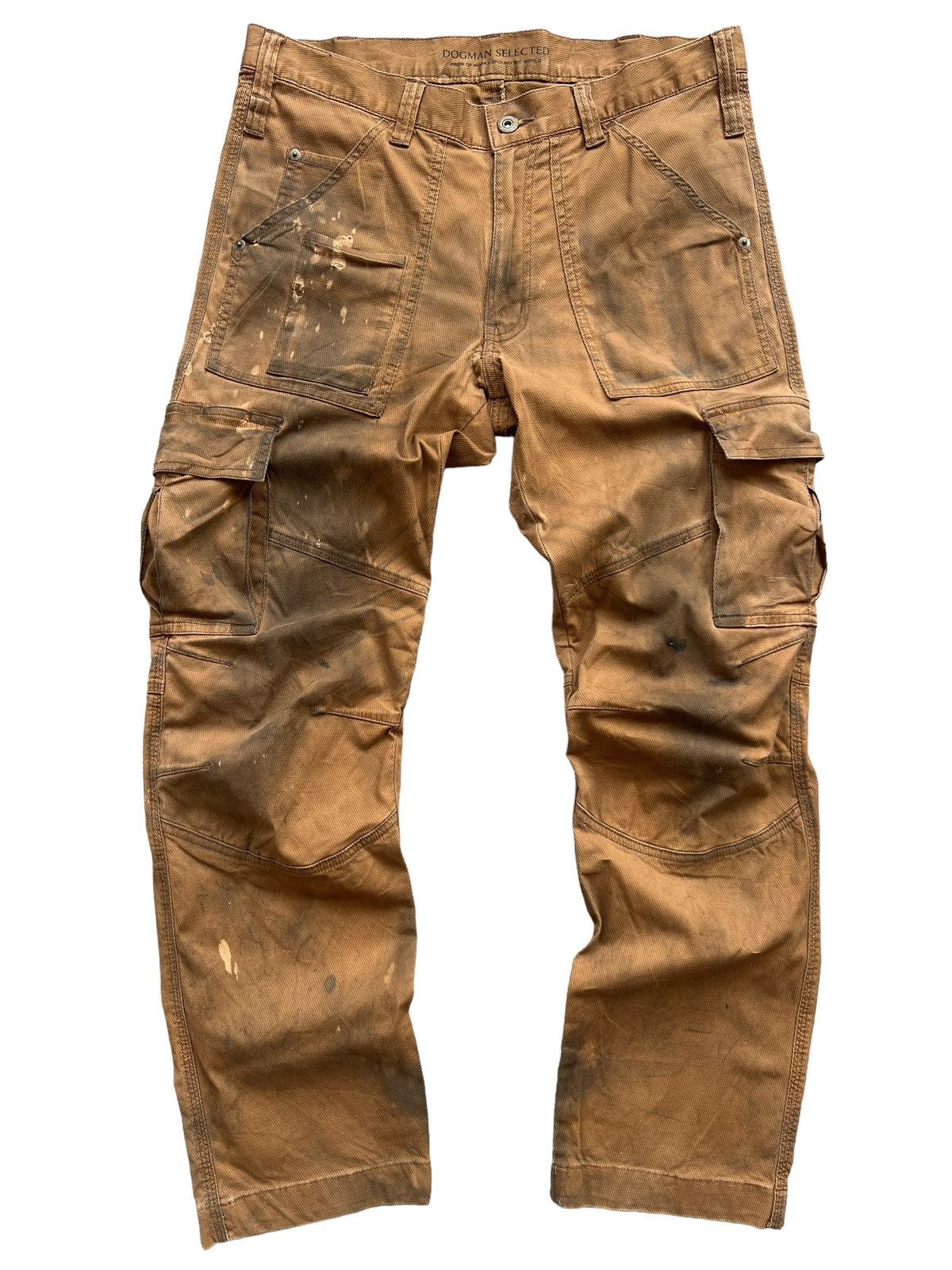 Japanese Brand Y2k Dogman Multipocket Distressed Workwear Baggy Pants 34x29 Size US 34 / EU 50 - 1 Thumbnail