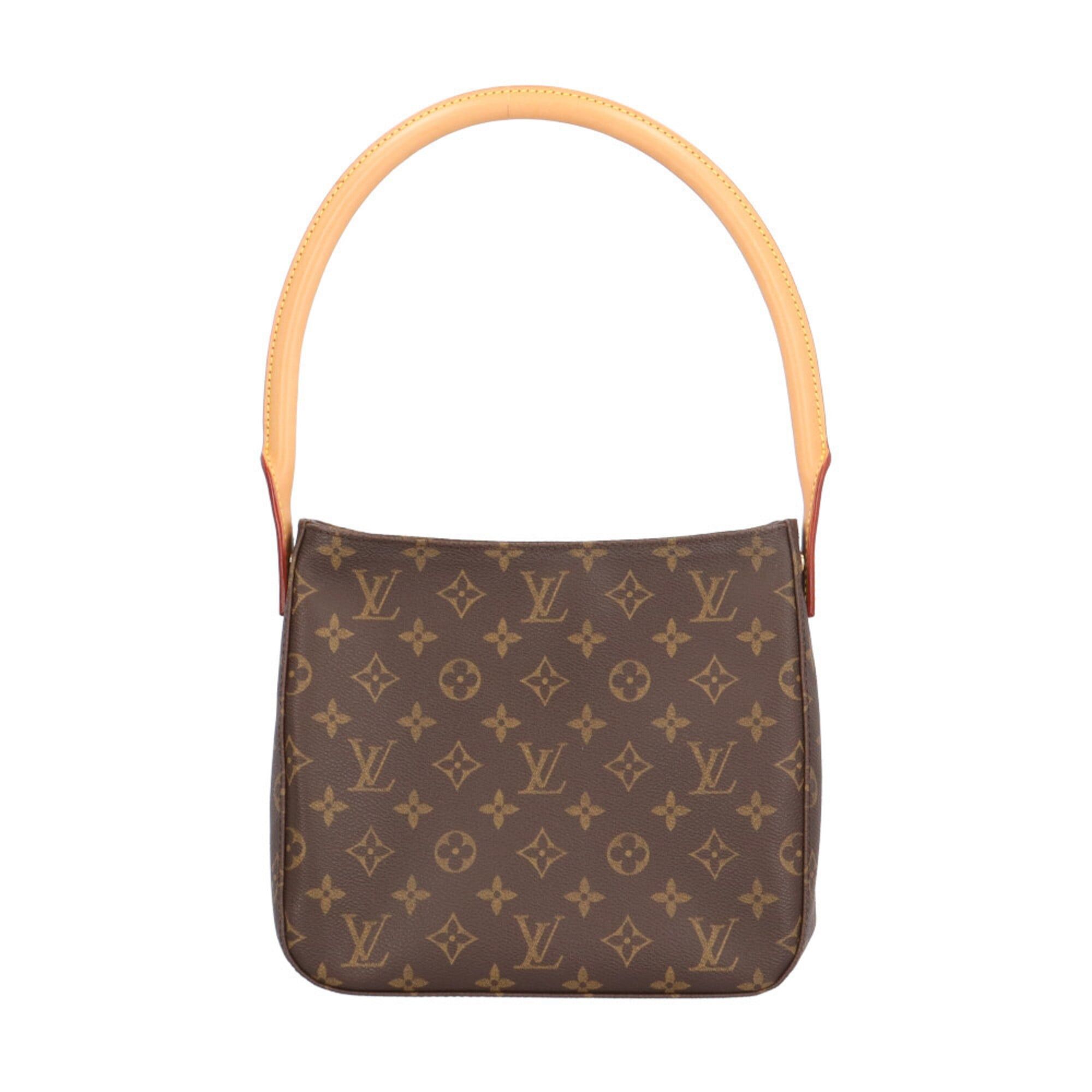 Louis Vuitton Louis Vuitton Looping MM Monogram Shoulder Bag, Canvas M51146, Brown, Women's, LOUIS VUITTON, Used Size ONE SIZE - 1 Thumbnail